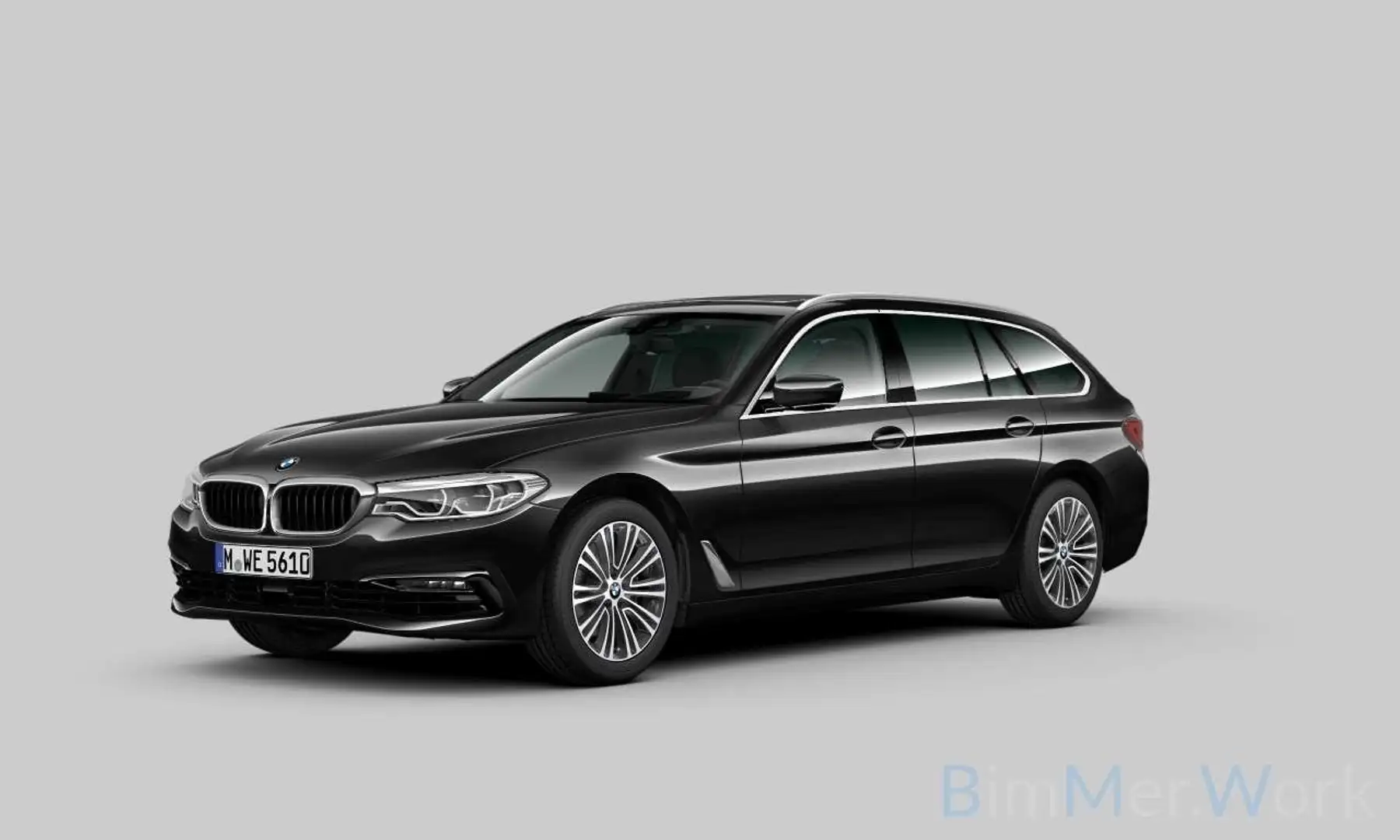 BMW 520 d Sport Line Panorama Kamera HUD HiFi Komfort Noir - 1