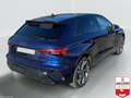 Audi A3 NOUVELLE 45 TFSI E HYBRIDE RECHARGEABLE 272 S TRON Bleu - thumbnail 4