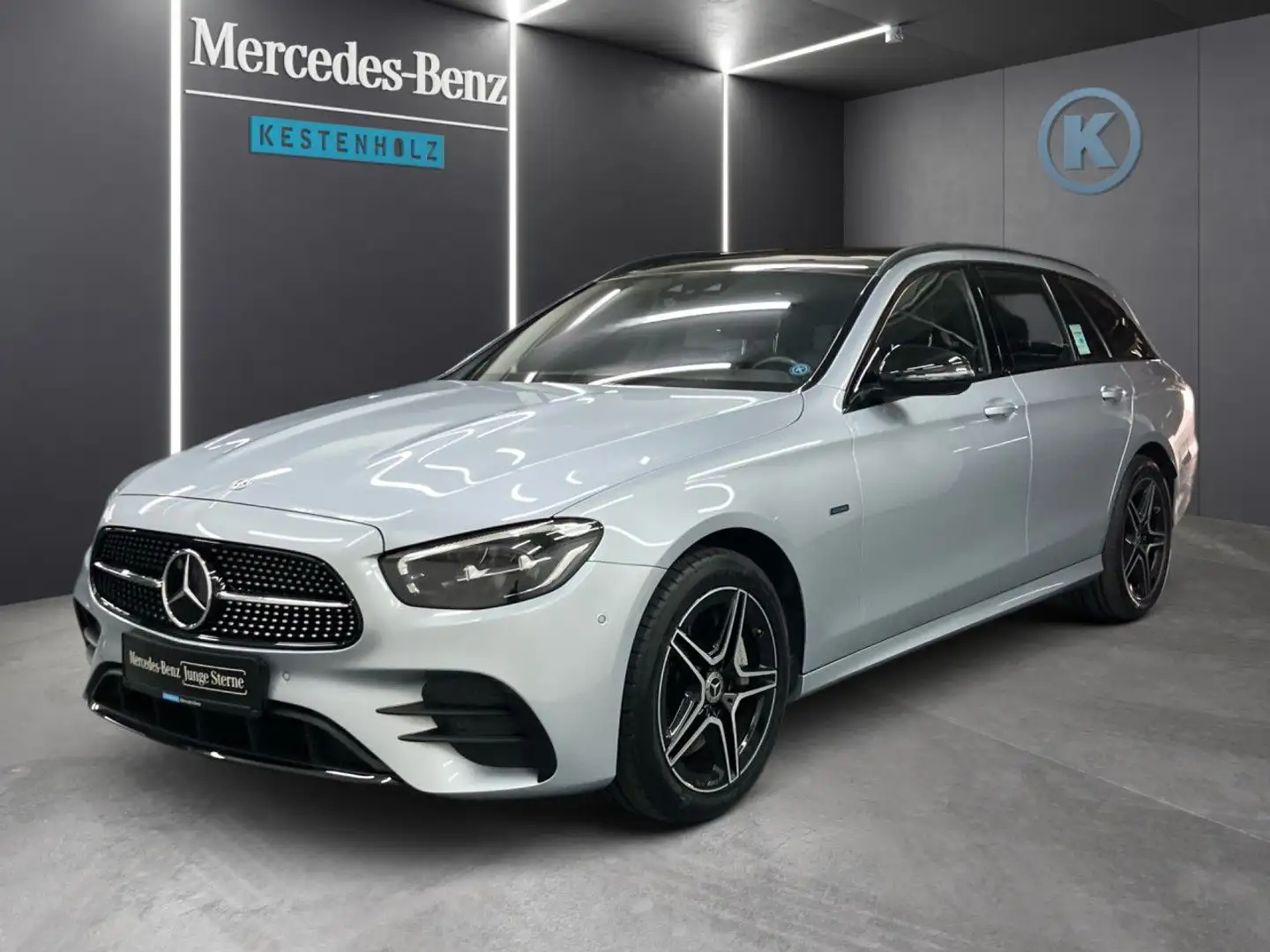 Mercedes-Benz E 300 e T AMG WideScreen LED Night Kamera PTS 9G Zilver - 2