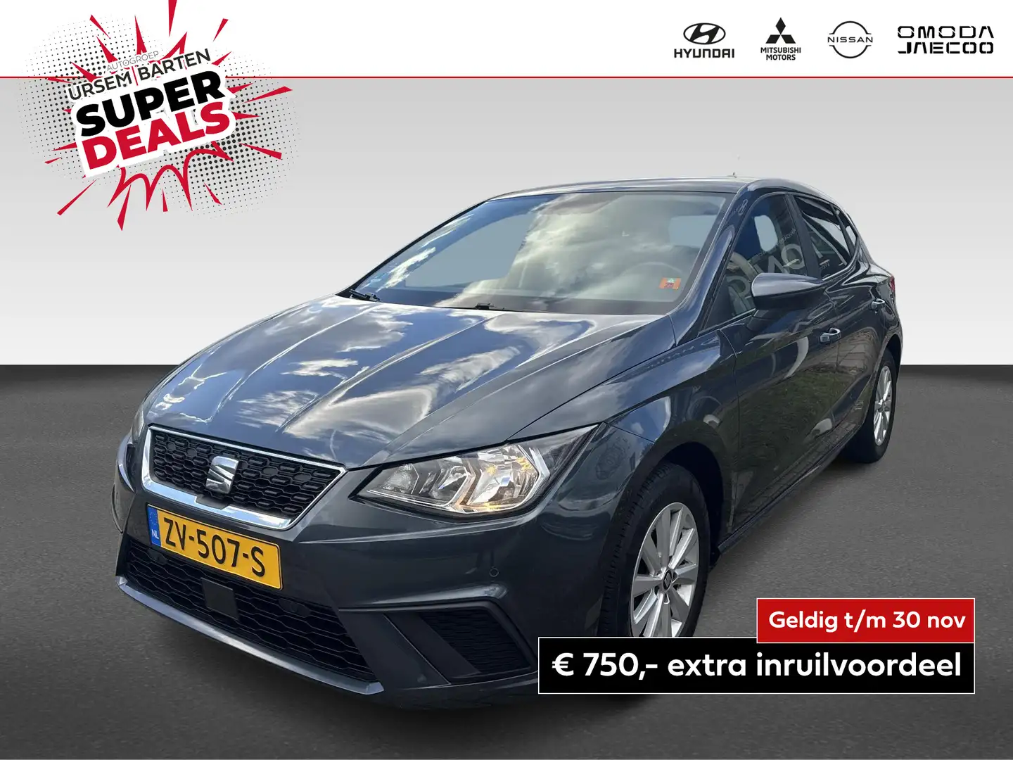 SEAT Ibiza 1.0 TSI Style Business Intense automaat | navigat Grijs - 1