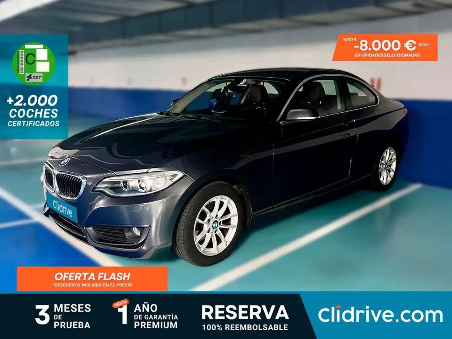 BMW 220 220d Gris - 1
