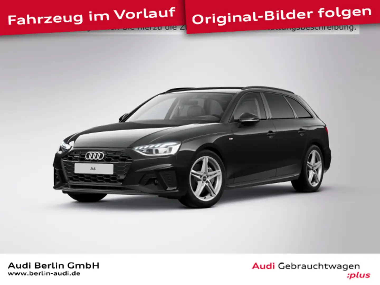 Audi A4 S line 40 TDI qu. S tr. Schwarz - 1