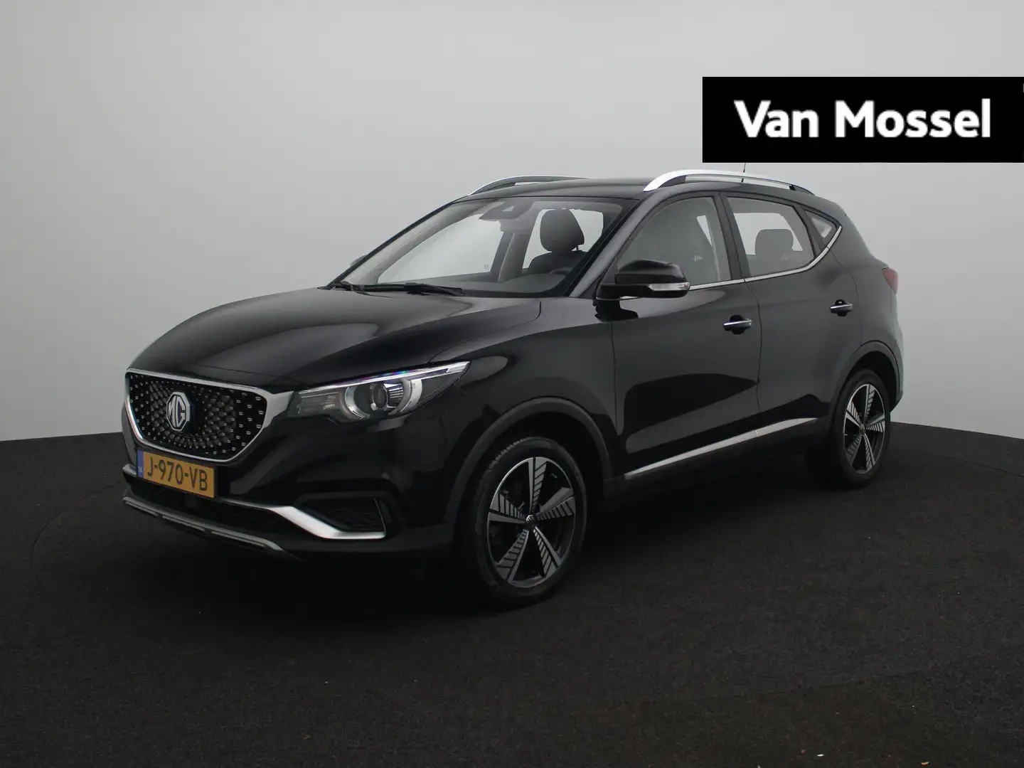 MG ZS EV Luxury 45 kWh | Navi | Panoramadak | Leder | Ca Zwart - 1