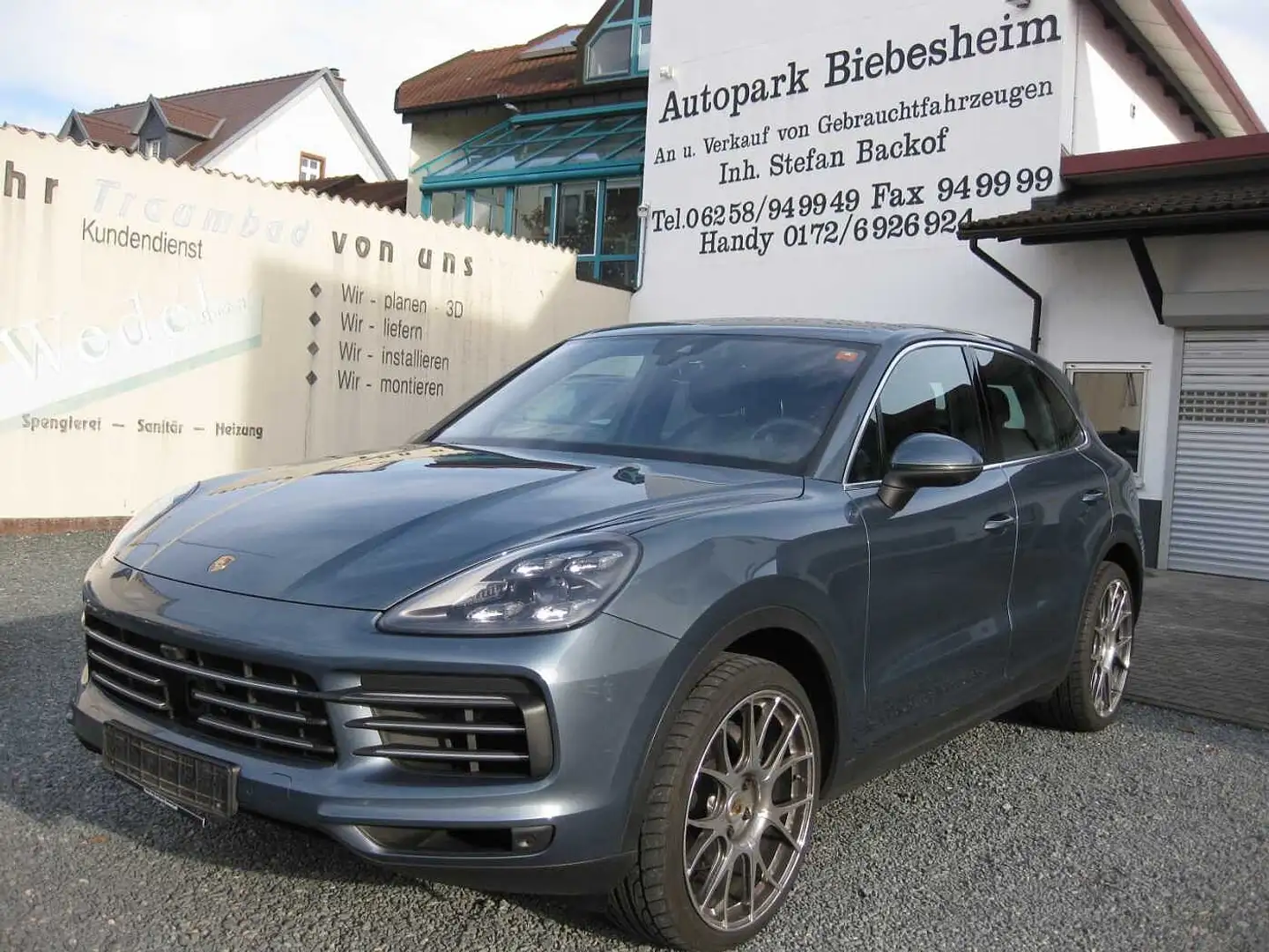 Porsche Cayenne Tipt.S 1.HD dt.Fzg.22Zoll Blau - 1