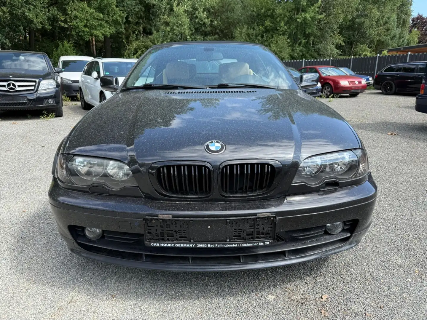 BMW 323 Cabrio+Leder+Automatik Schwarz - 2