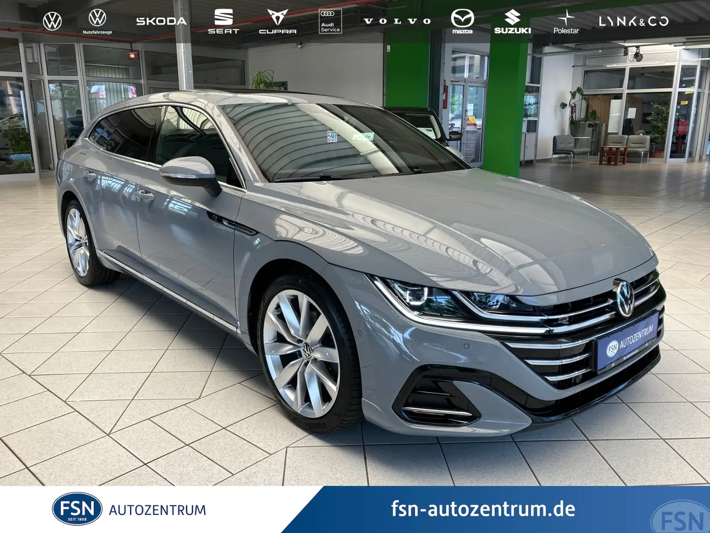 Volkswagen Arteon Shootingbrake 2.0 TDI R-Line DSG AHK IQ NAVI RFK Gris - 1