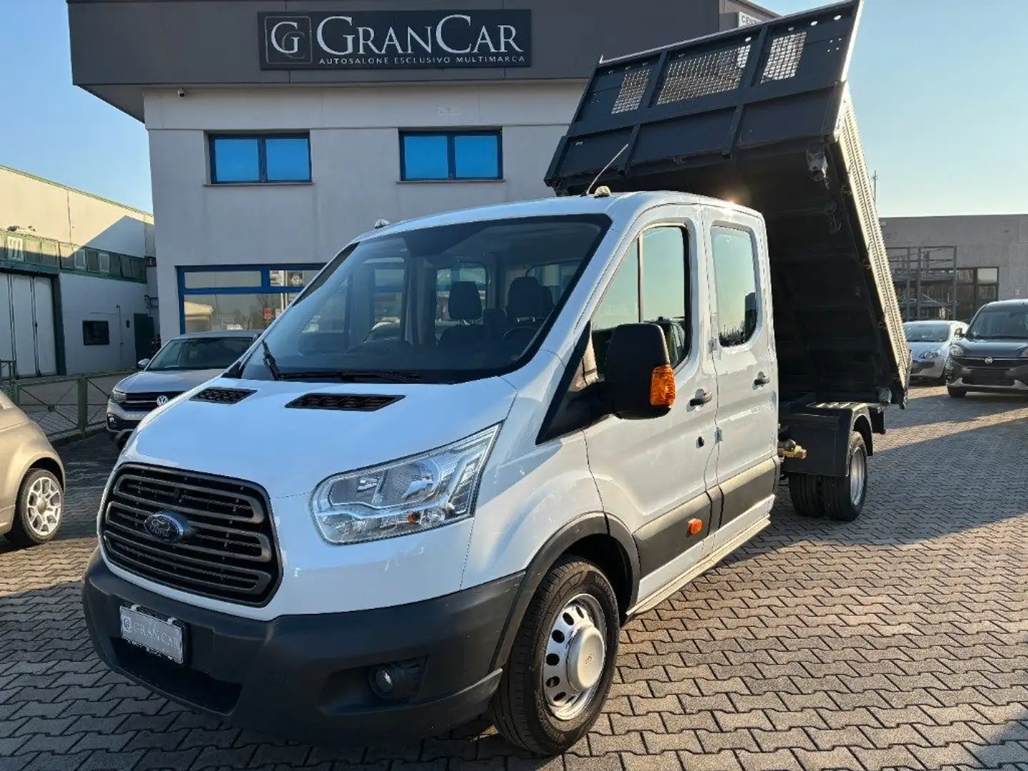 Ford Transit 7 POSTI CASSONE RIBALTABILE TRILATERALE Blanc - 1