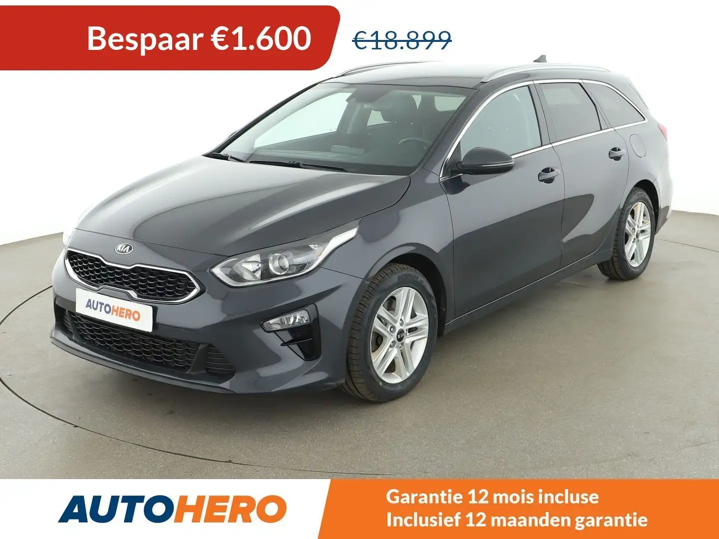 Kia Ceed / cee'd 1.6 CRDi Mild-Hybrid GT Line Grijs - 1
