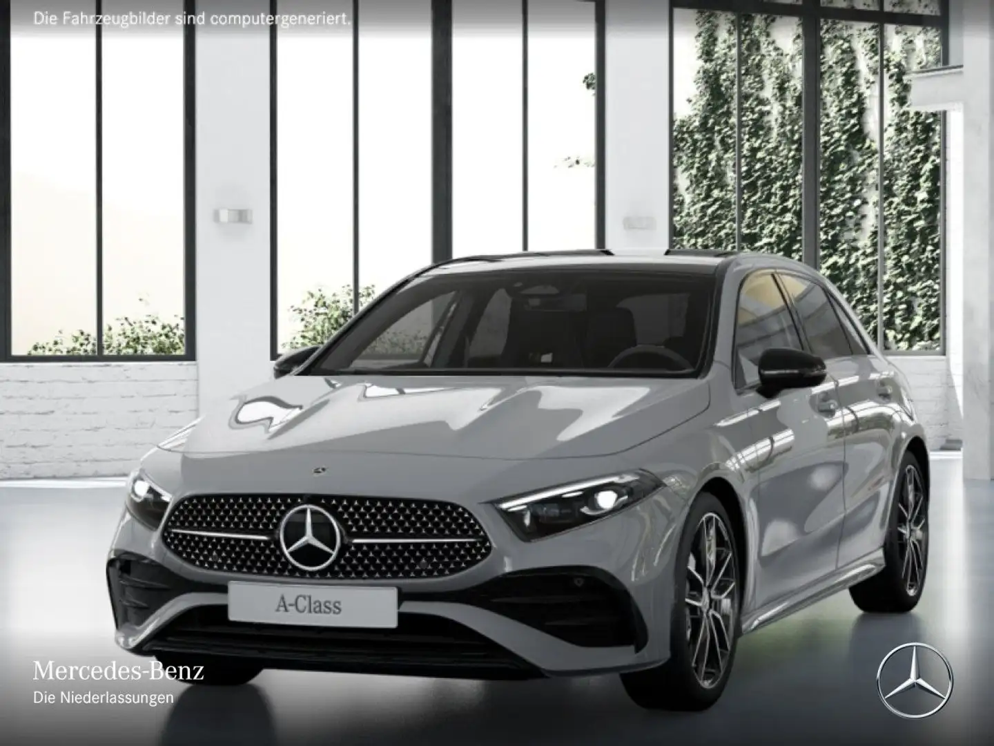 Mercedes-Benz A 180 AMG+NIGHT+PANO+MULTIBEAM+KAMERA+TOTW+7G Grau - 2