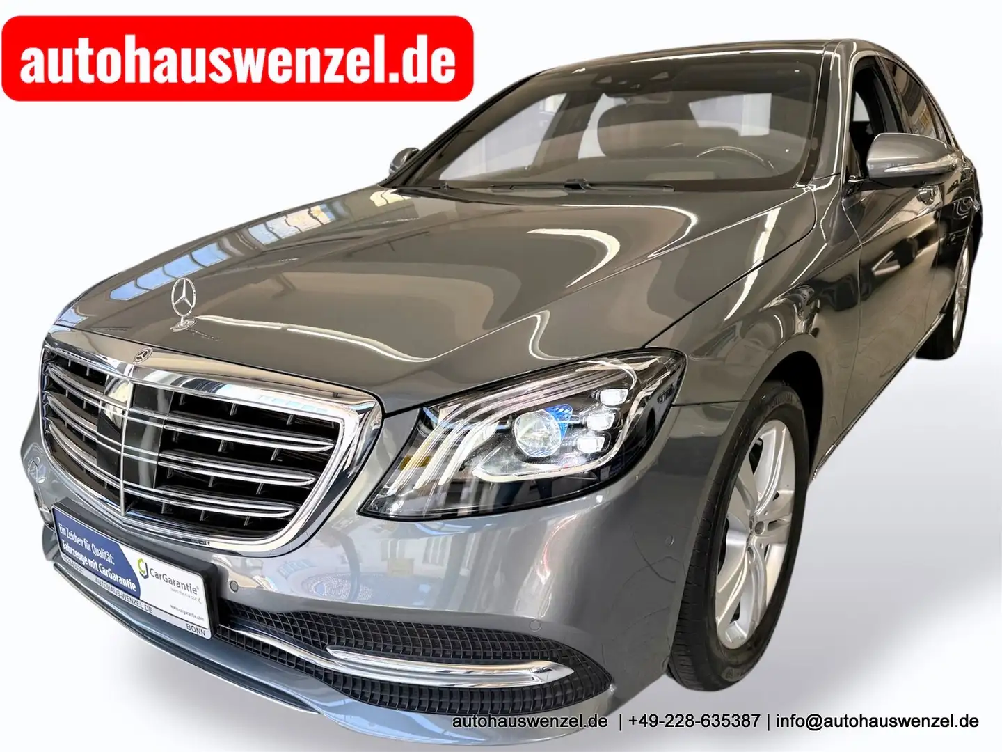 Mercedes-Benz S 560 4Matic - nur 35 tkm - PANO DISTRONIC HEAD-UP AHK Grau - 1