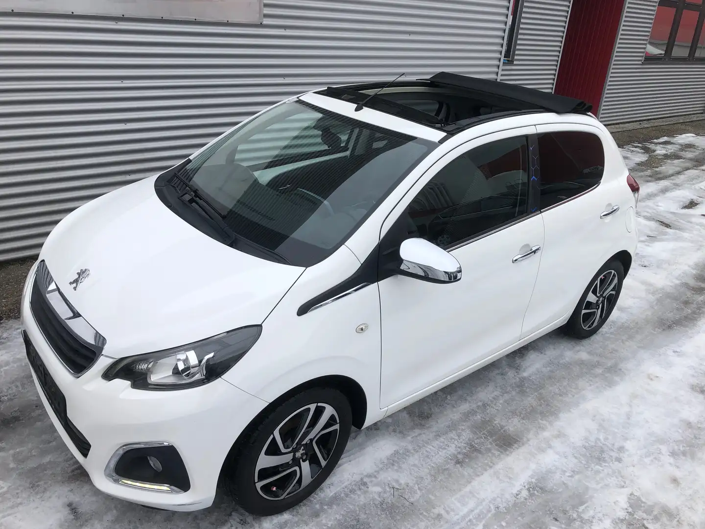 Peugeot 108 108 1,0 VTi 68 Top!  Allure #TOP ZUSTAND# Weiß - 1