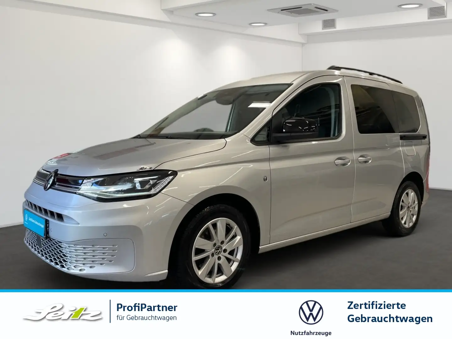 Volkswagen Caddy 2.0 TDI KR Life *LED*PDC*NAVI*SITZH* Silber - 1
