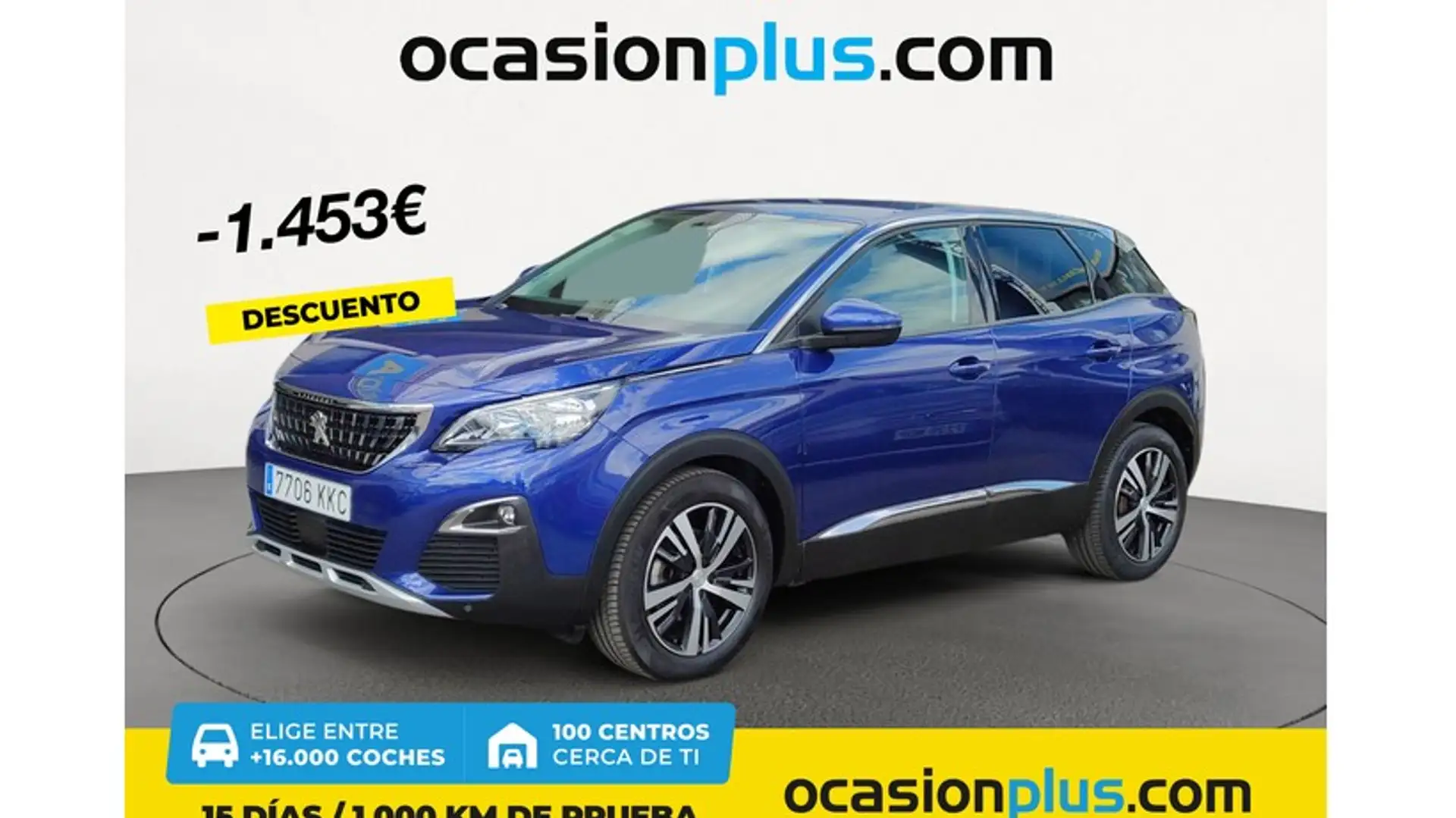 Peugeot 3008 1.6 BlueHDi Allure 120 Blauw - 1