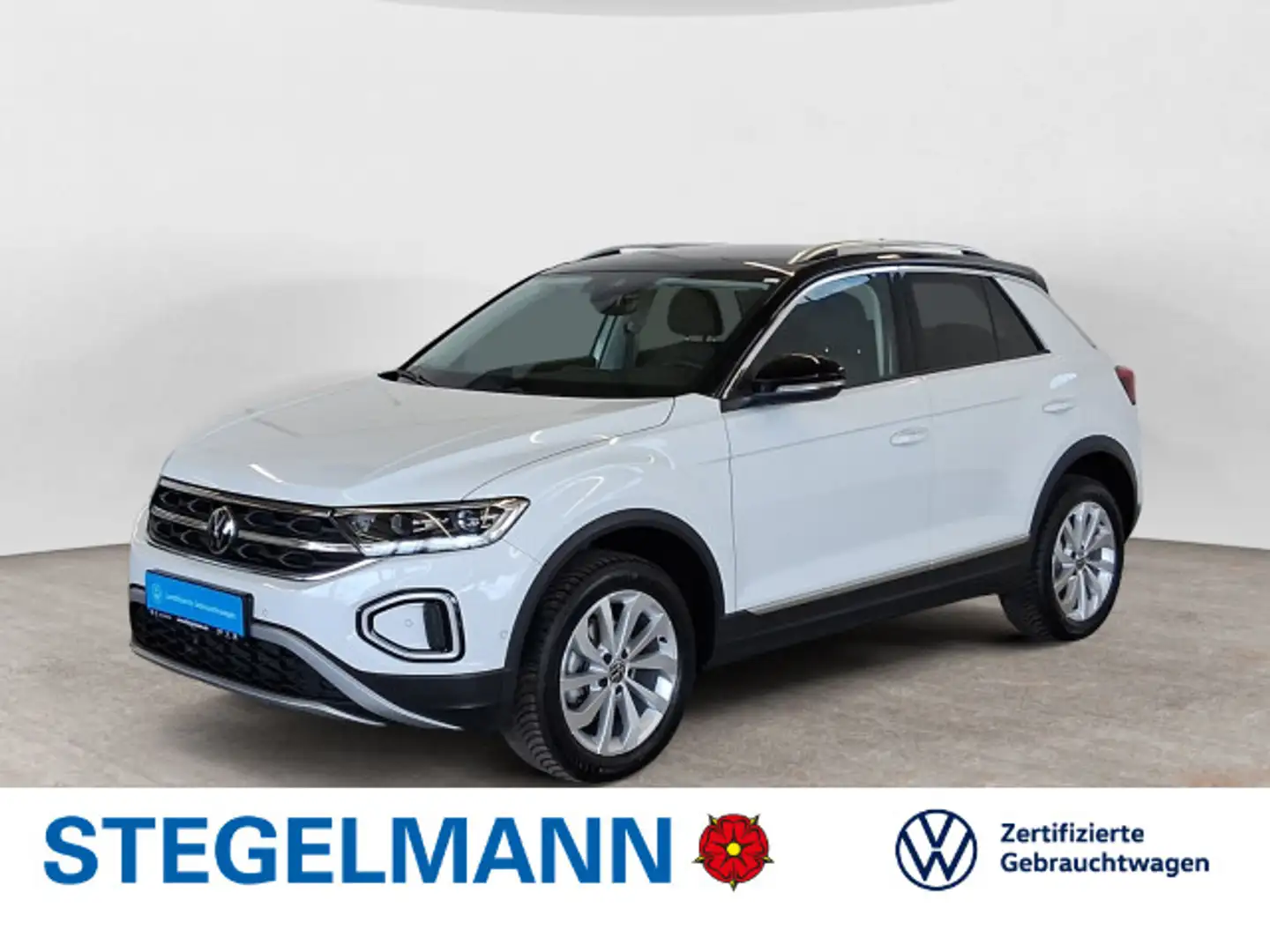 Volkswagen T-Roc 1.5 TSI DSG Style *AHK*LED*Navi* Weiß - 1