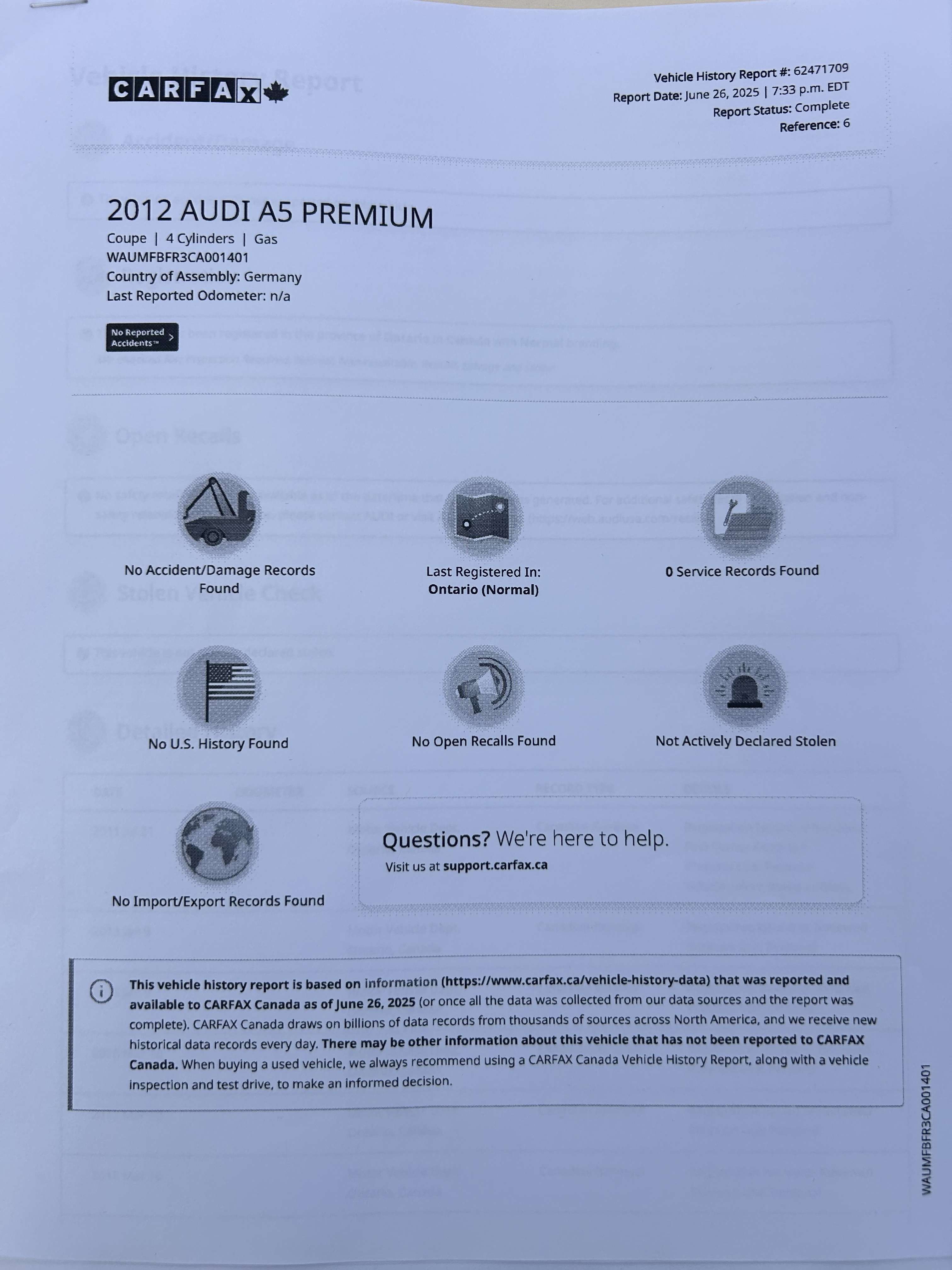 2012 Audi A5 Premium thumb 10