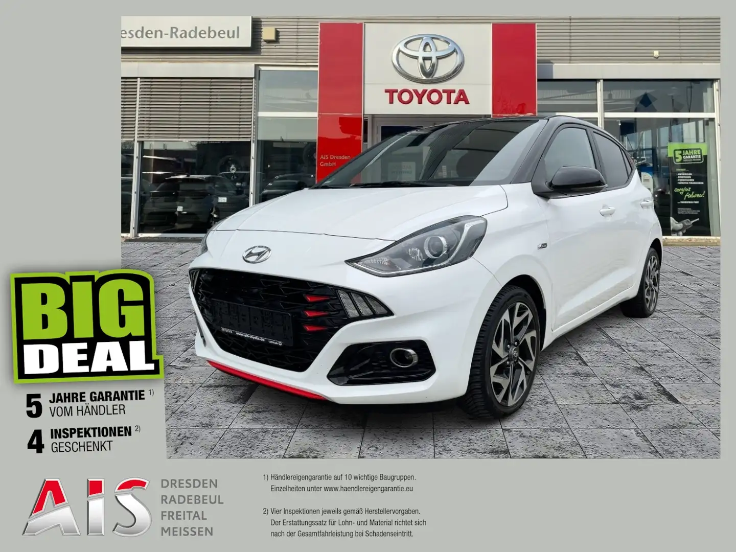 Hyundai i10 1.0 N Line Navi*KAM*DAB*SHZ*Lenkradhz. Fehér - 1