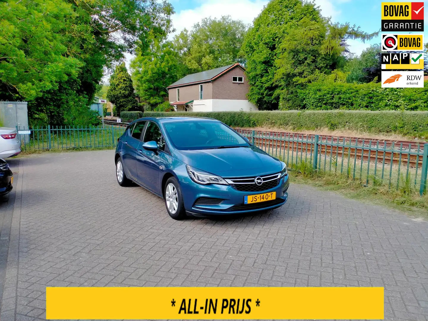 Opel Astra 1.0 Edition automaat 5 deurs airco ALLINPRIJS Blu/Azzurro - 1