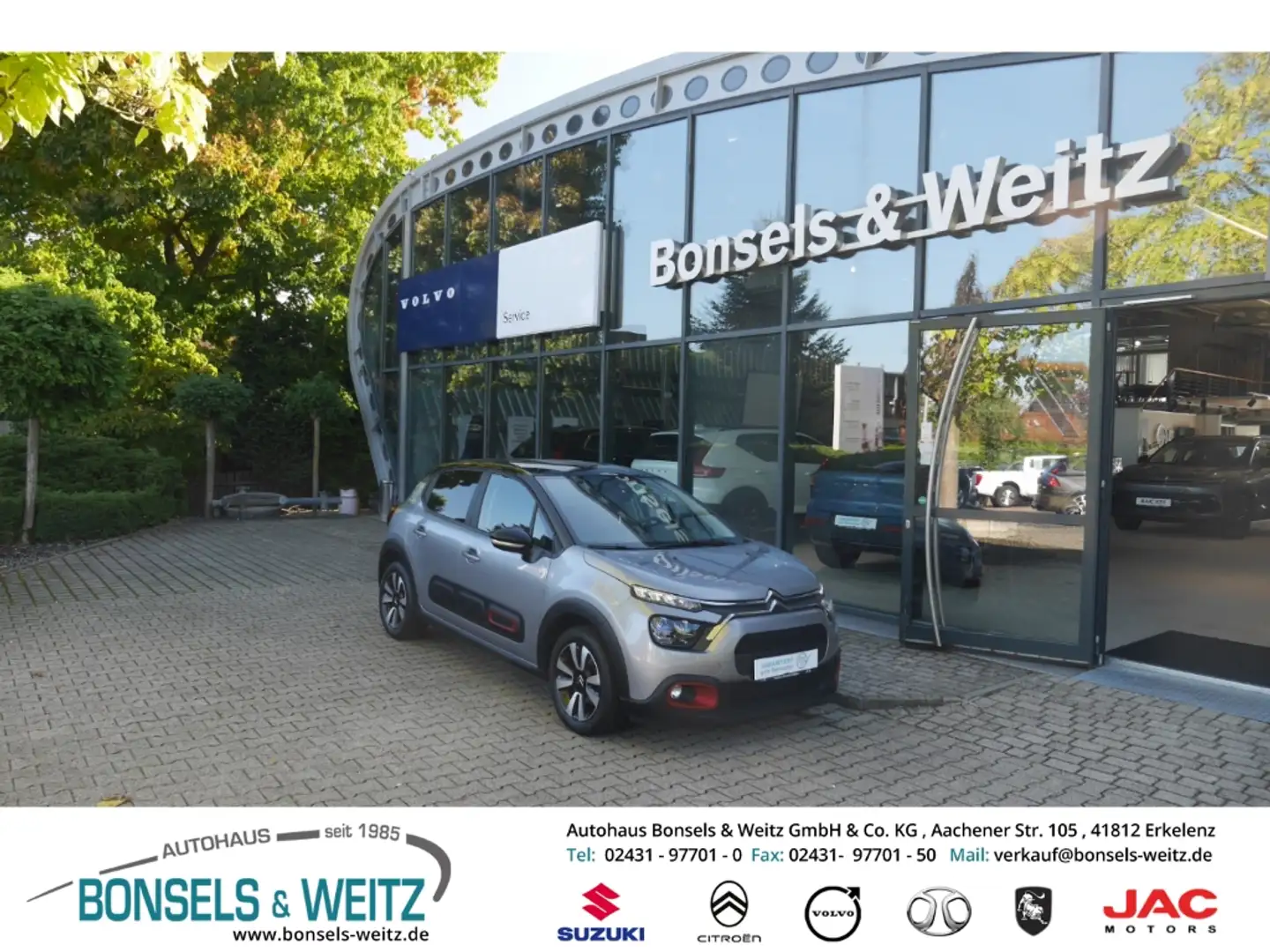 Citroen C3 C-Series 1.2 PureTech 82 C-SERIES LED Klimaautom D Gris - 1