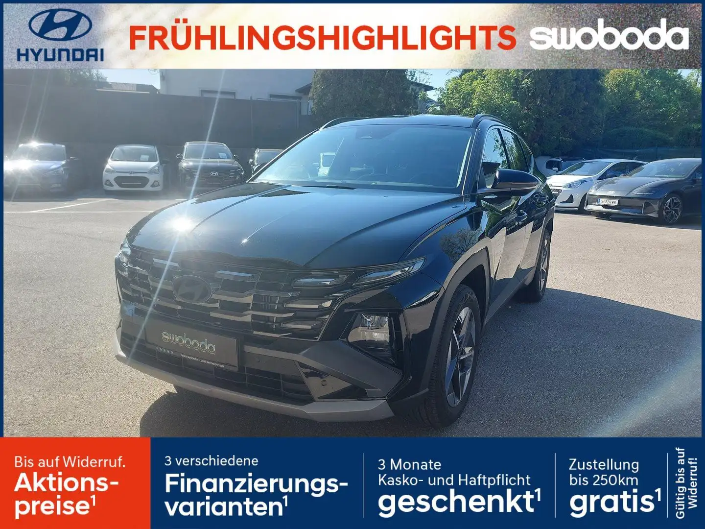 Hyundai TUCSON Tucson NX4 GO 1,6 T-GDi 2WD 48V DCT t5bg2 Negro - 1