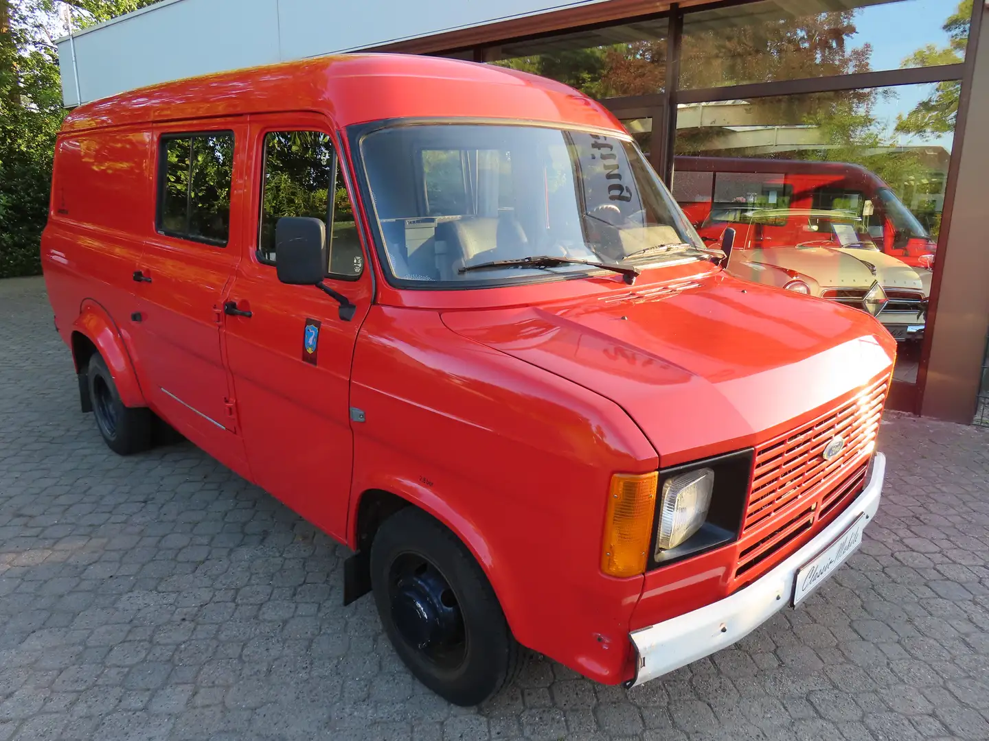 Ford Transit MK2 Feuerwehr *nur 49 TKM*HU neu*H-Kennzeichen* Rot - 1