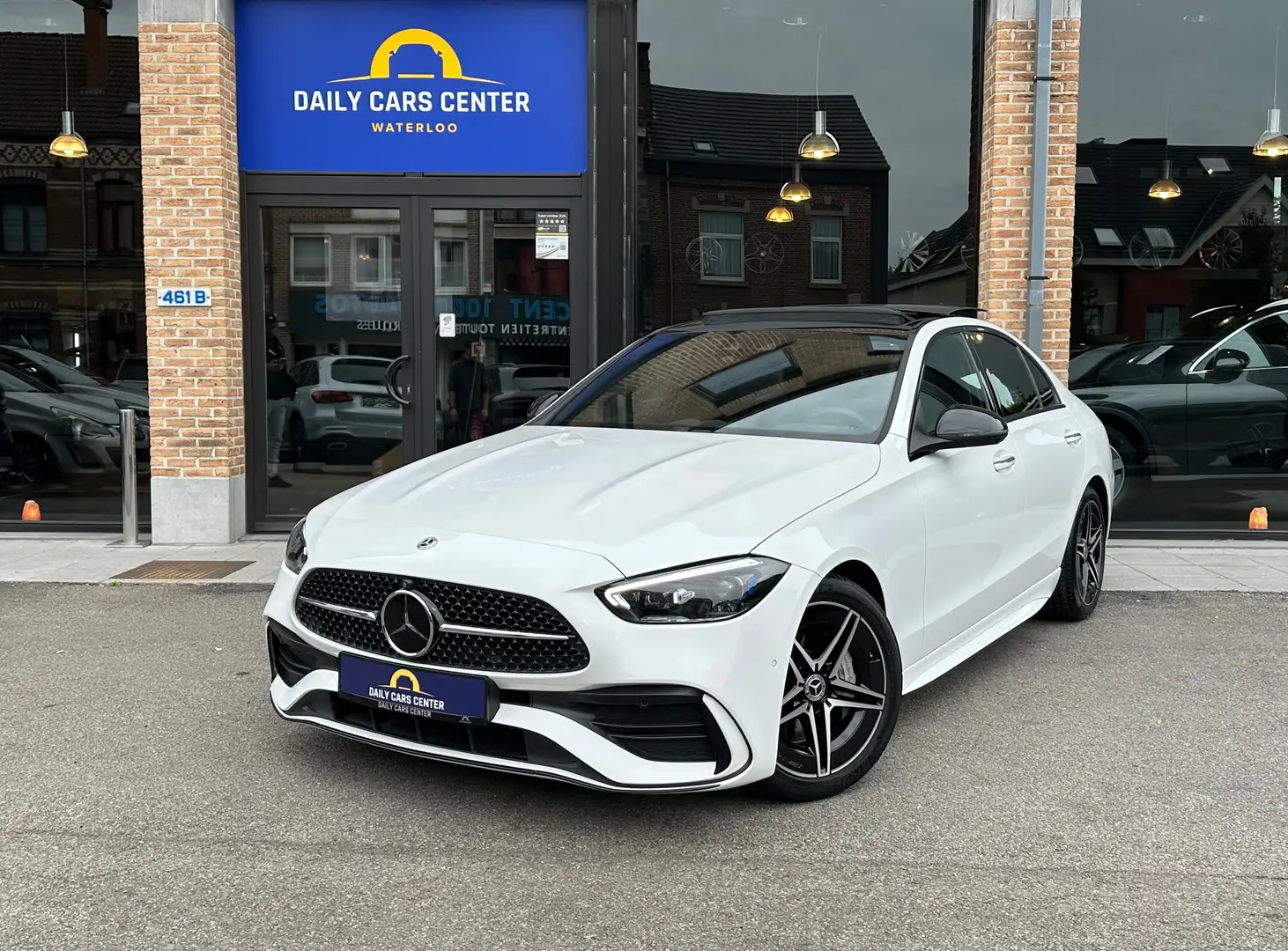 Mercedes-Benz C 200 AMG Line *** FULL OPTIONS *** Weiß - 1