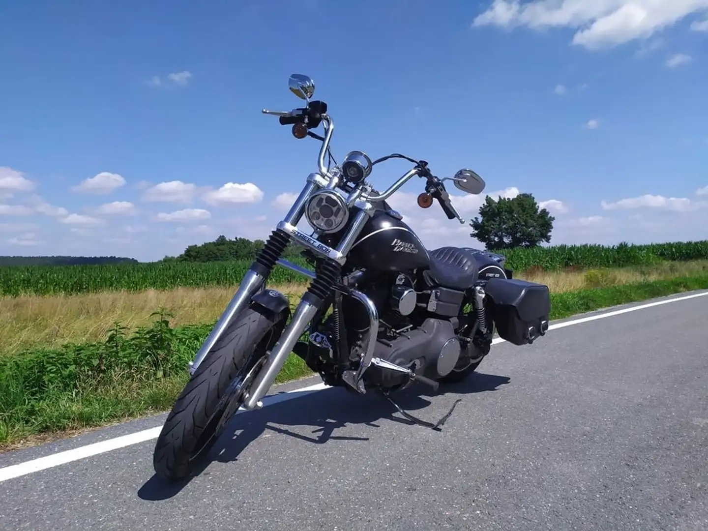 Harley-Davidson Dyna Street Bob Negru - 1