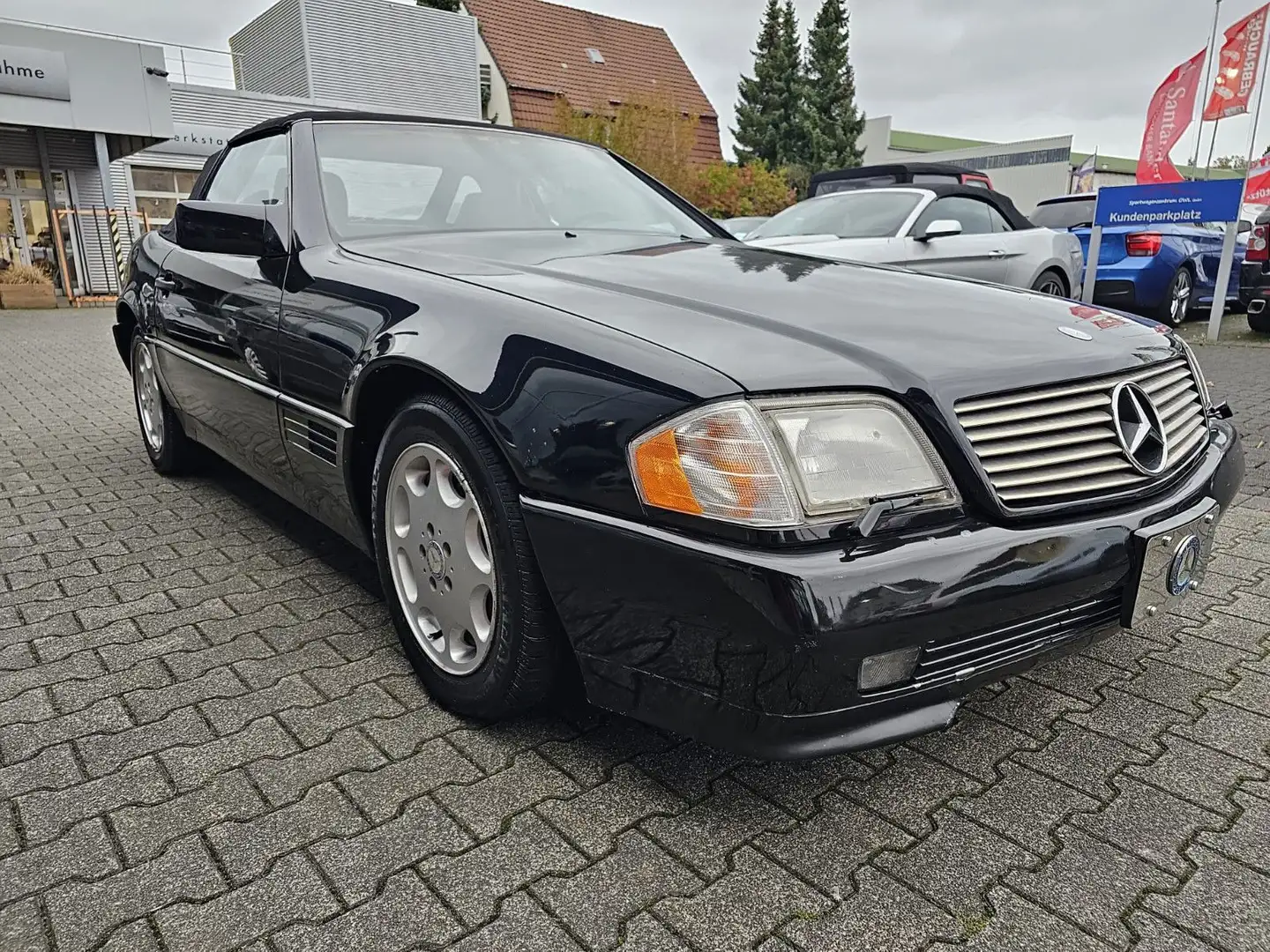 Mercedes-Benz SL 500 5,0 V8*LEDER*ALU*JUNGTIMER*TÜVneu Schwarz - 2