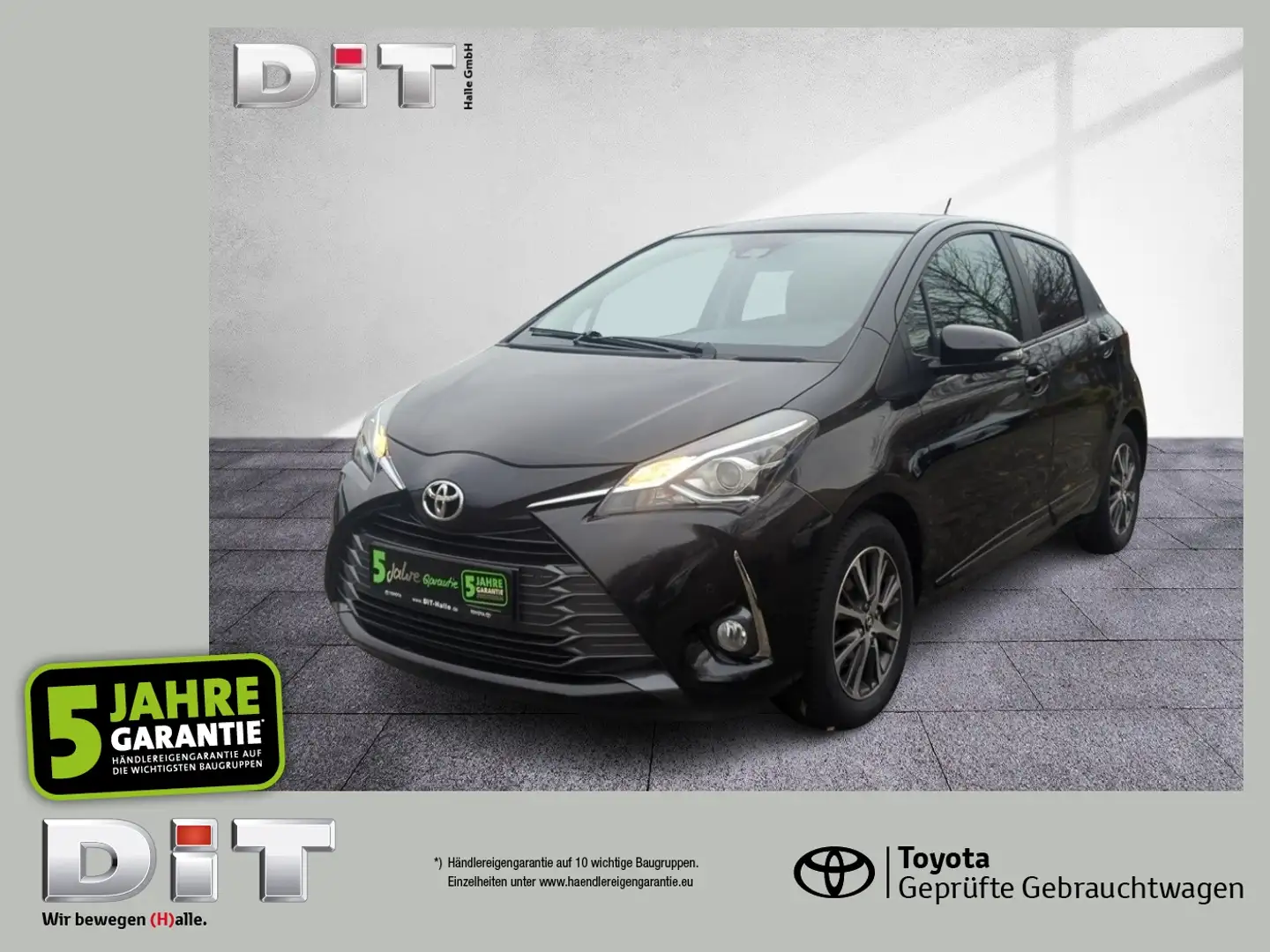 Toyota Yaris 1.5 Team D Sitzheizung Kamera Klima Noir - 1