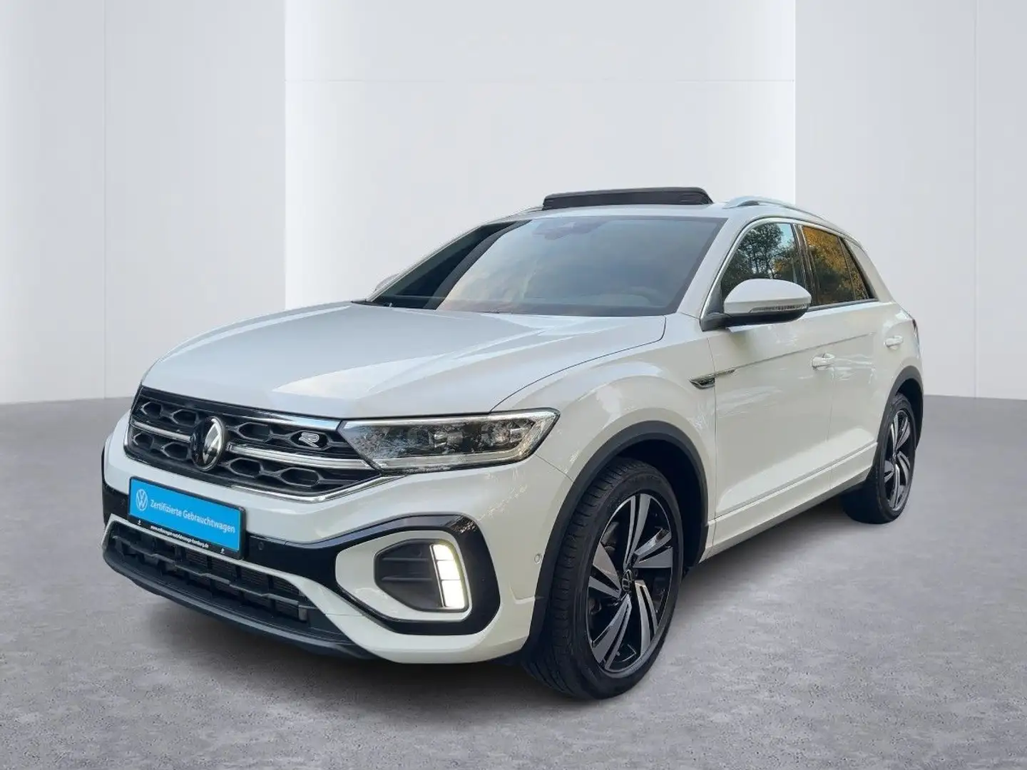 Volkswagen T-Roc R-Line 2.0TSI DSG AHK Sitzheizung Panorama Blanco - 2