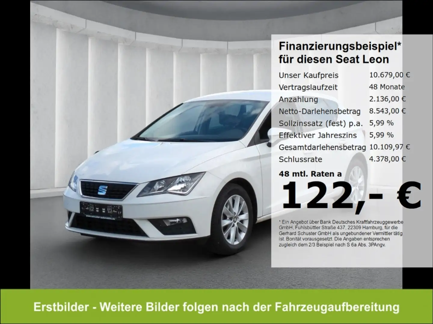 SEAT Leon Style 1.4TSI*Temp PDC Blueto Klimaaut Alarm Weiß - 1