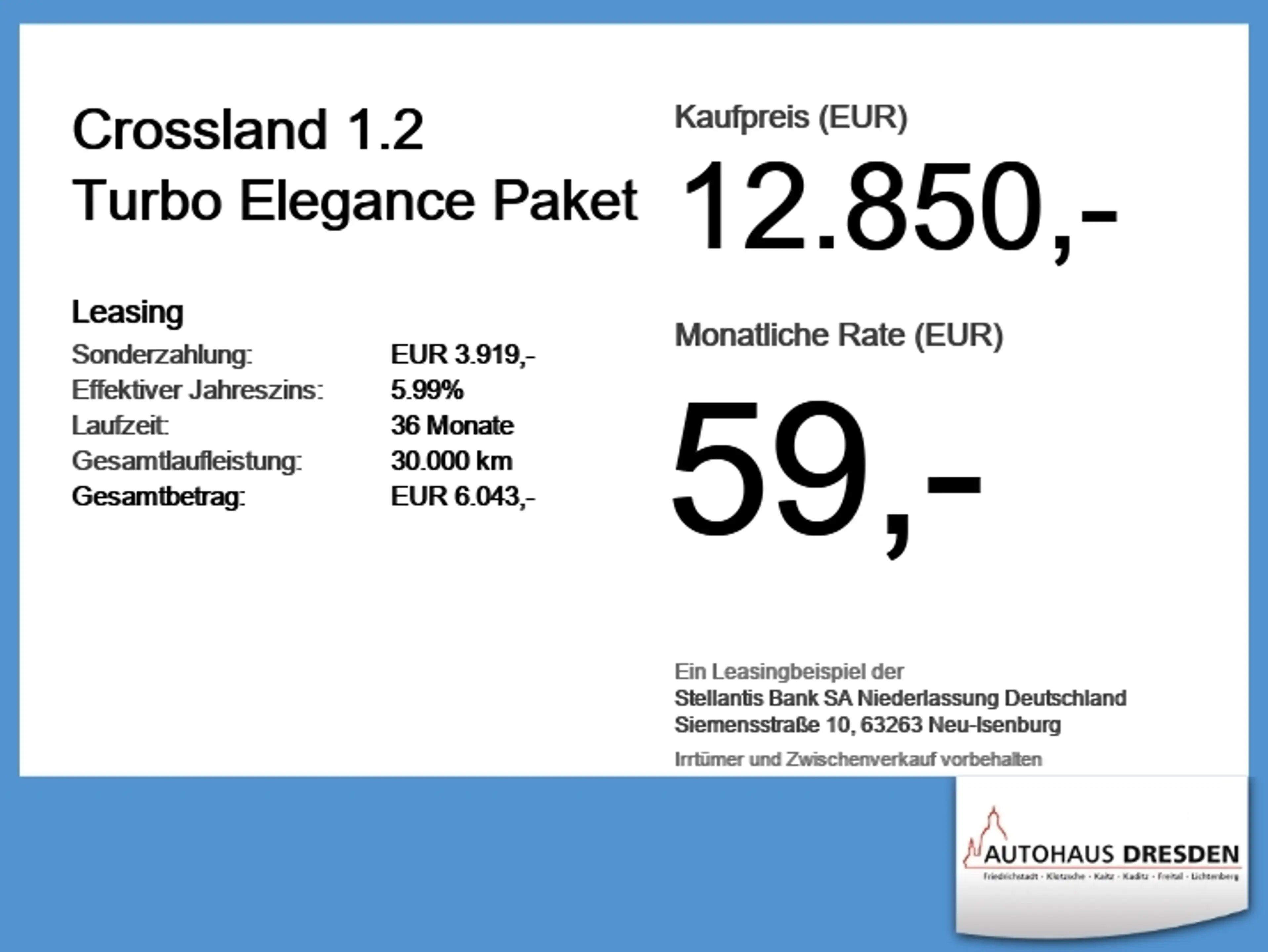 Opel Crossland 1.2 Turbo Elegance Paket LED+Navi — photo 6