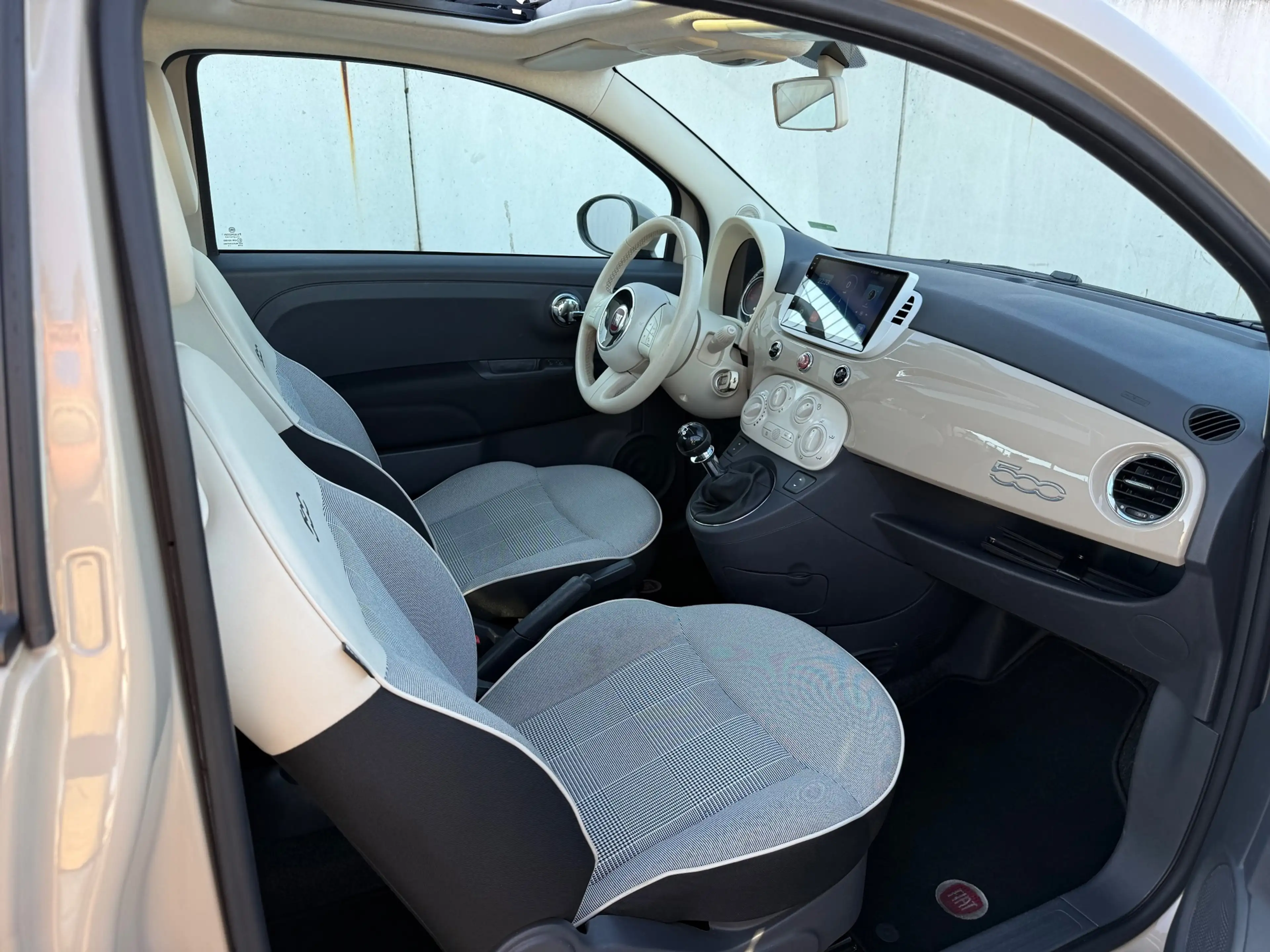 Fiat 500 0.9 TwinAir Lounge/PANO/SCHUIFDAK/NAVI/THERA MOKA — photo 15