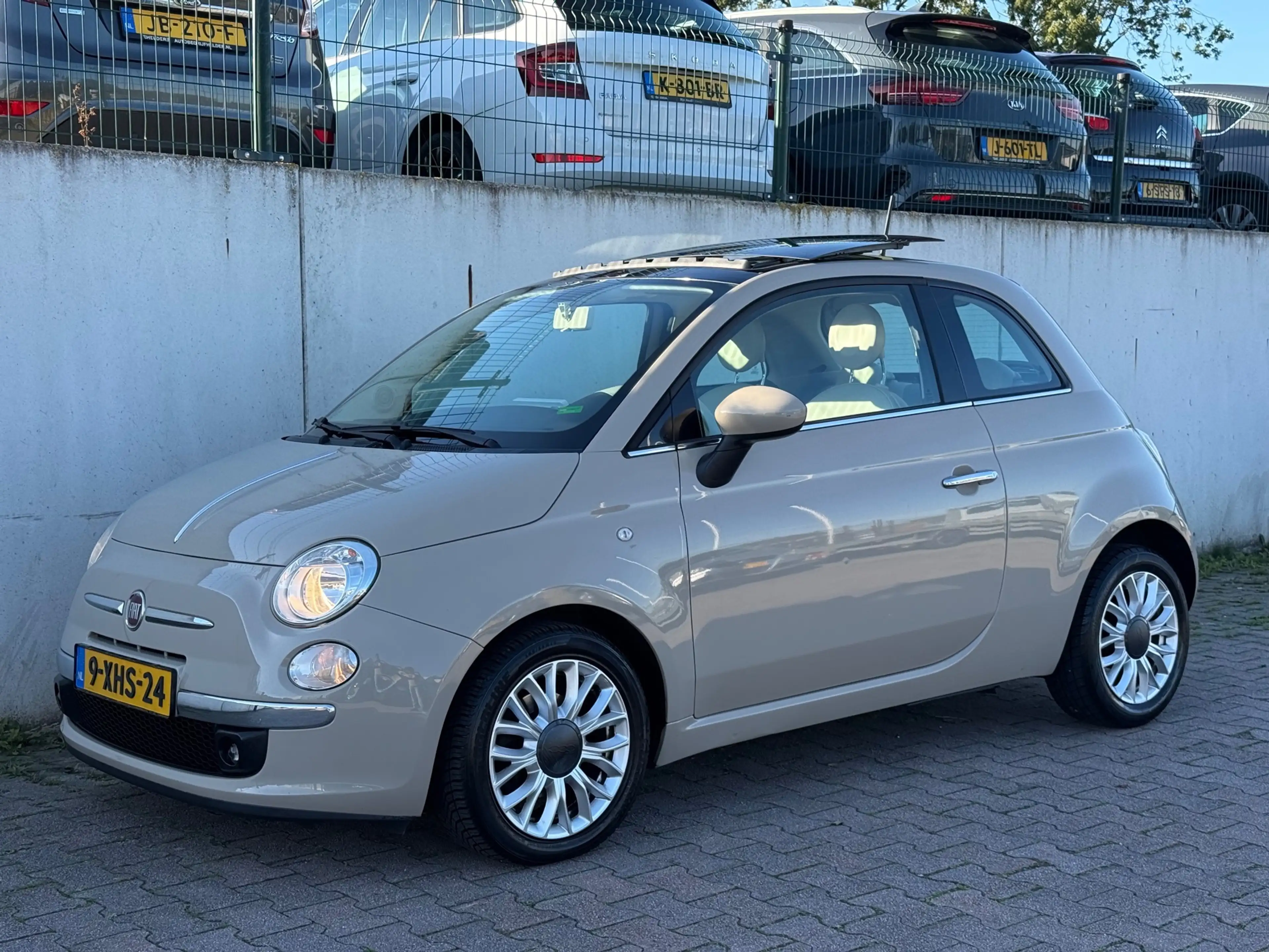 Fiat 500 0.9 TwinAir Lounge/PANO/SCHUIFDAK/NAVI/THERA MOKA — photo 3