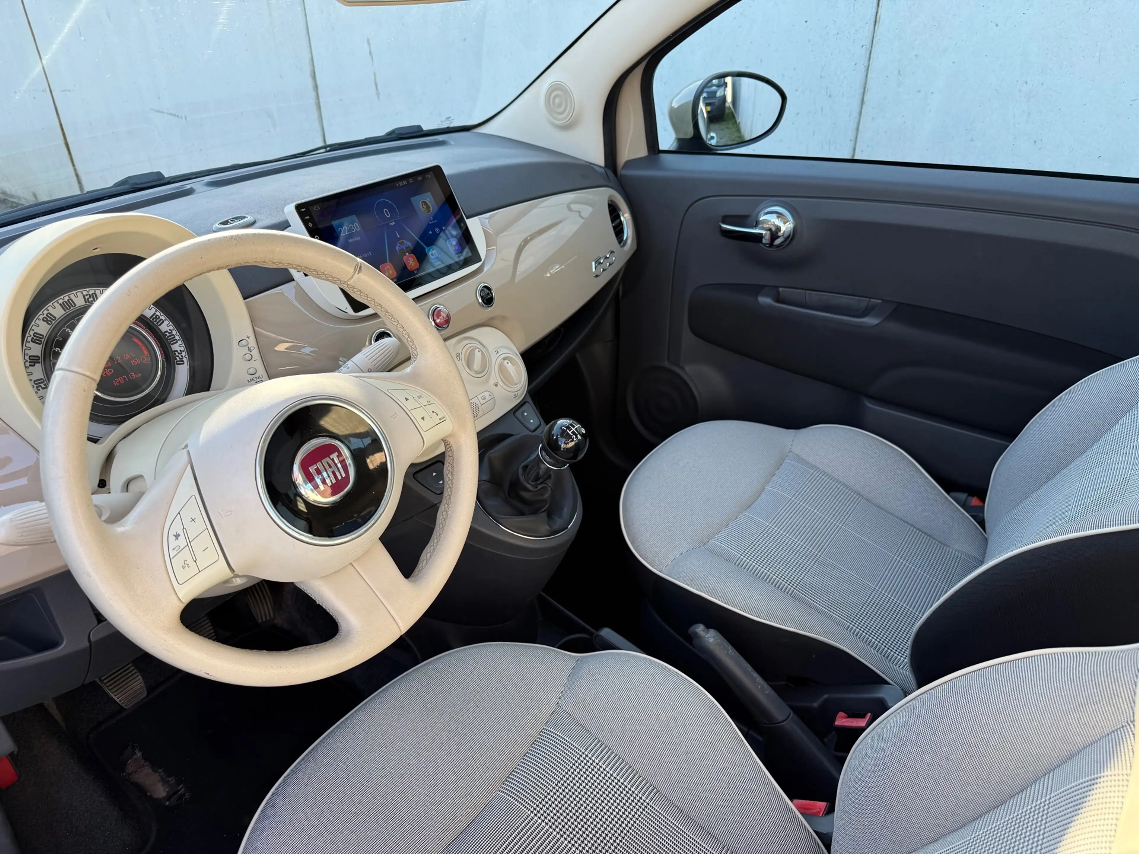 Fiat 500 0.9 TwinAir Lounge/PANO/SCHUIFDAK/NAVI/THERA MOKA — photo 13