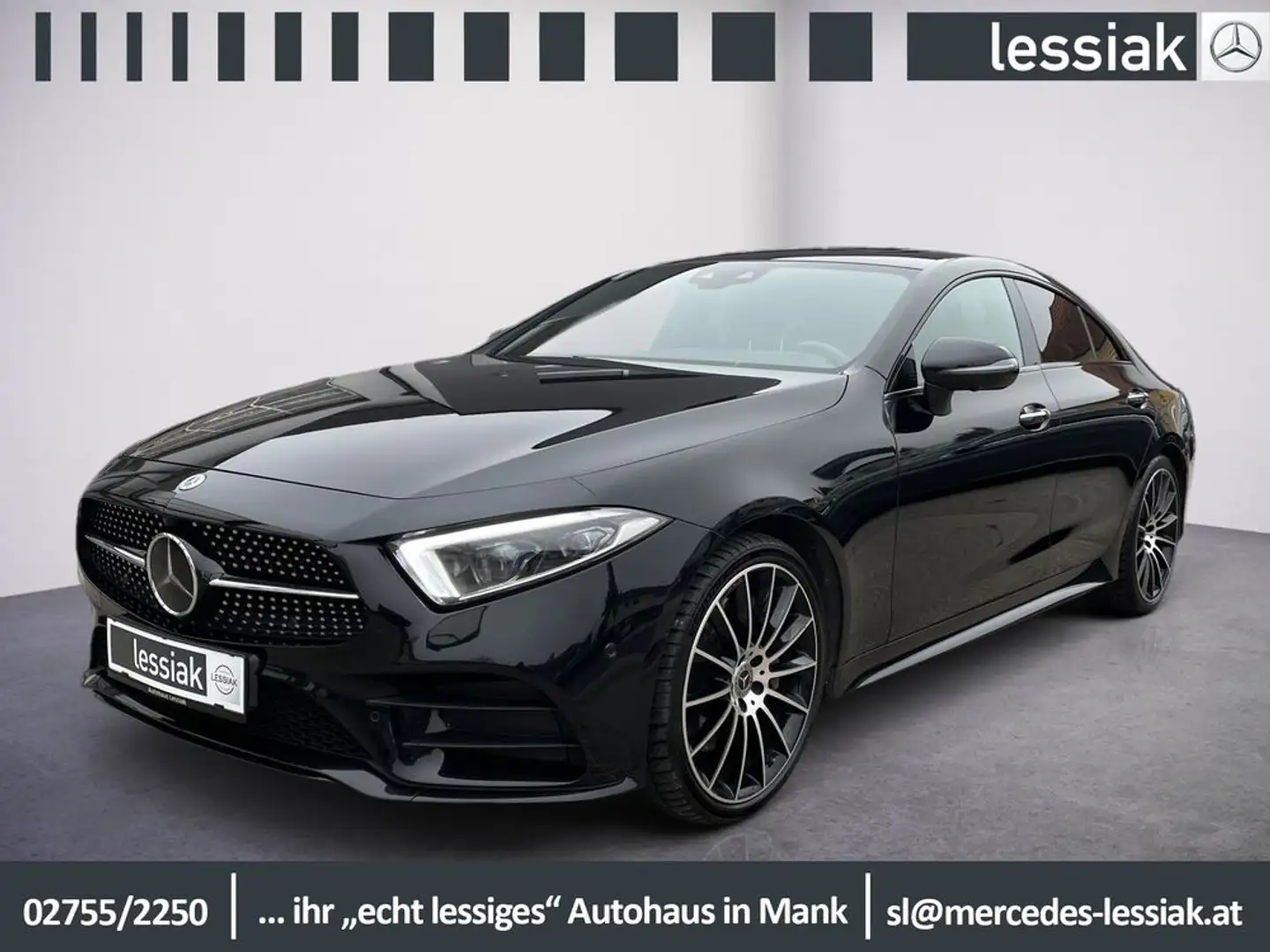 Mercedes-Benz CLS 400 d 4M | AMG | Leder | Night | Multibeam Czarny - 1