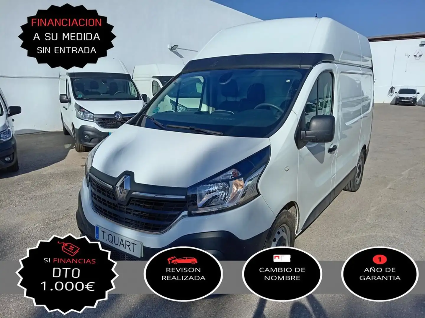 Renault Trafic Furgón 29 L1H2 Energy BluedCi 107kW Blanco - 1