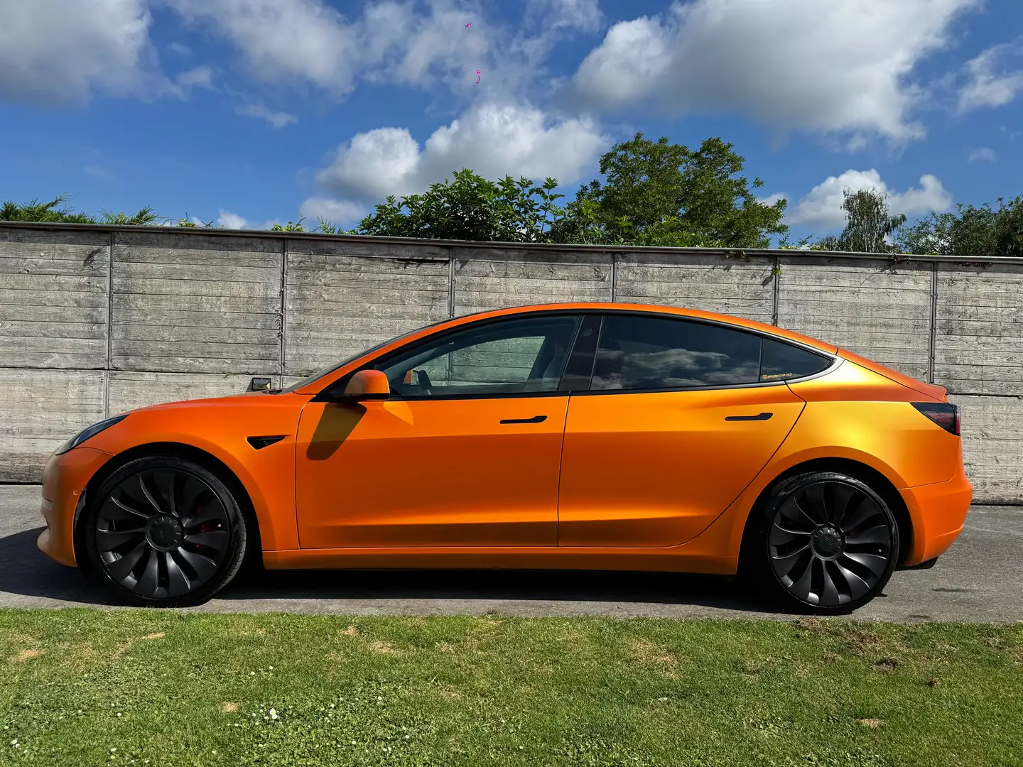 Tesla Model 3 Model 3 78 kWh AWD Performance (377 kW) Orange - 2
