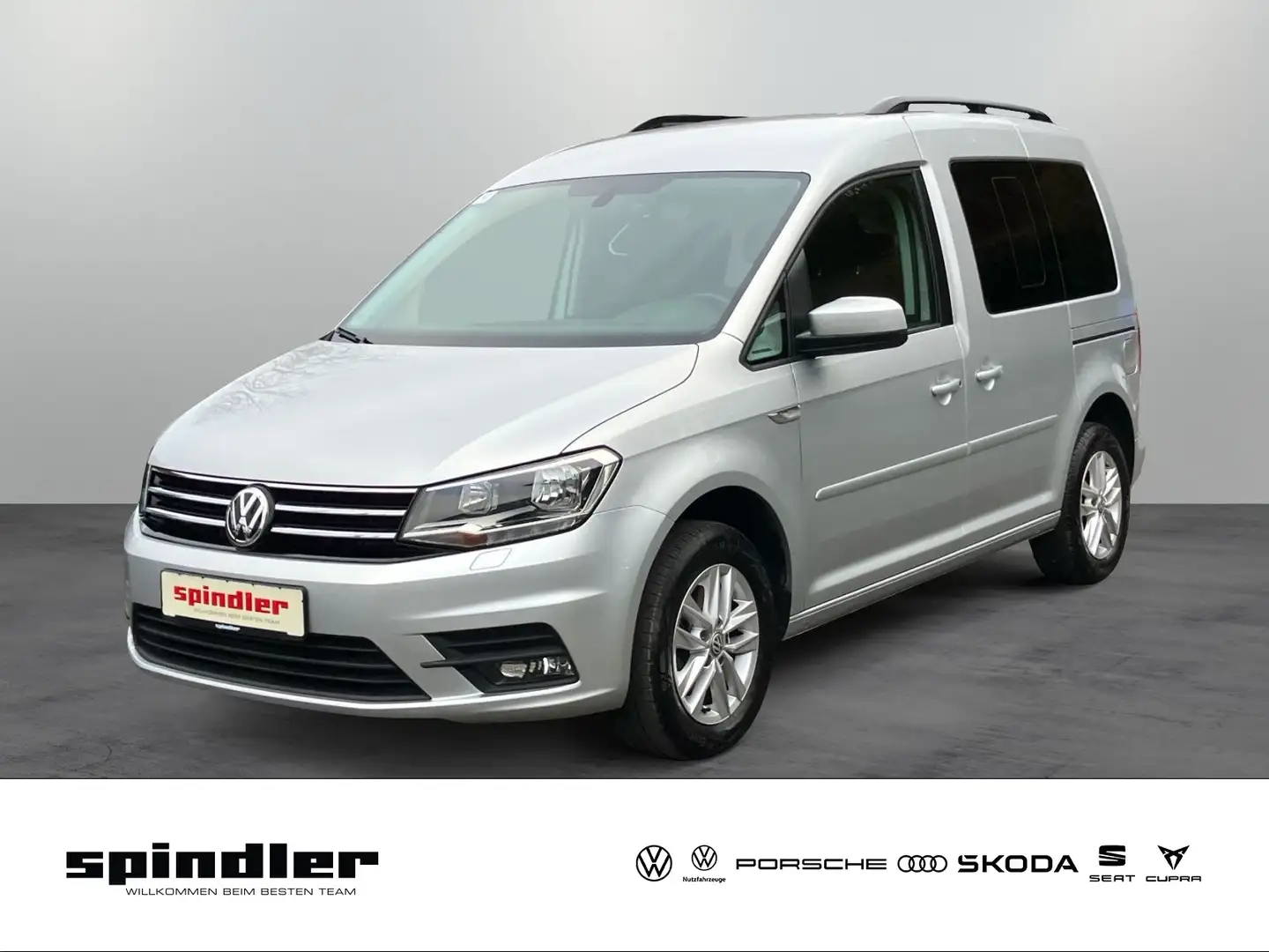 Volkswagen Caddy Kombi Comfortline / Navi, Standh, AHK, SHZ Silber - 1