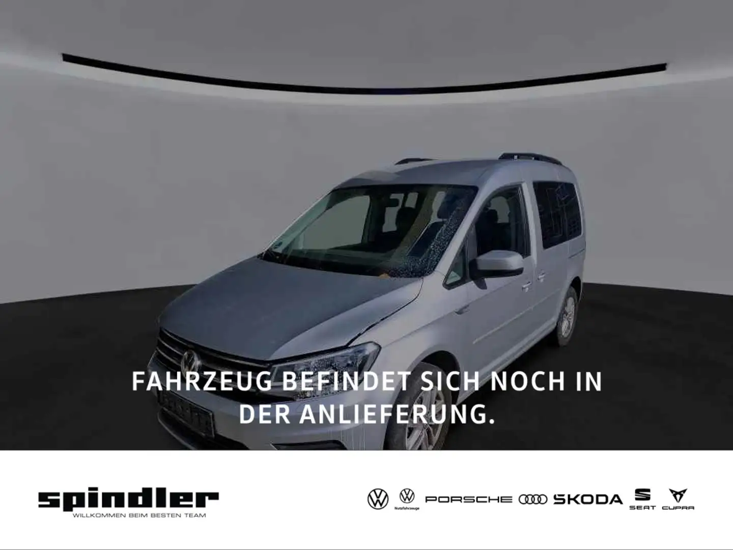 Volkswagen Caddy Kombi Comfortline / Navi, Standh, AHK, SHZ Argent - 1