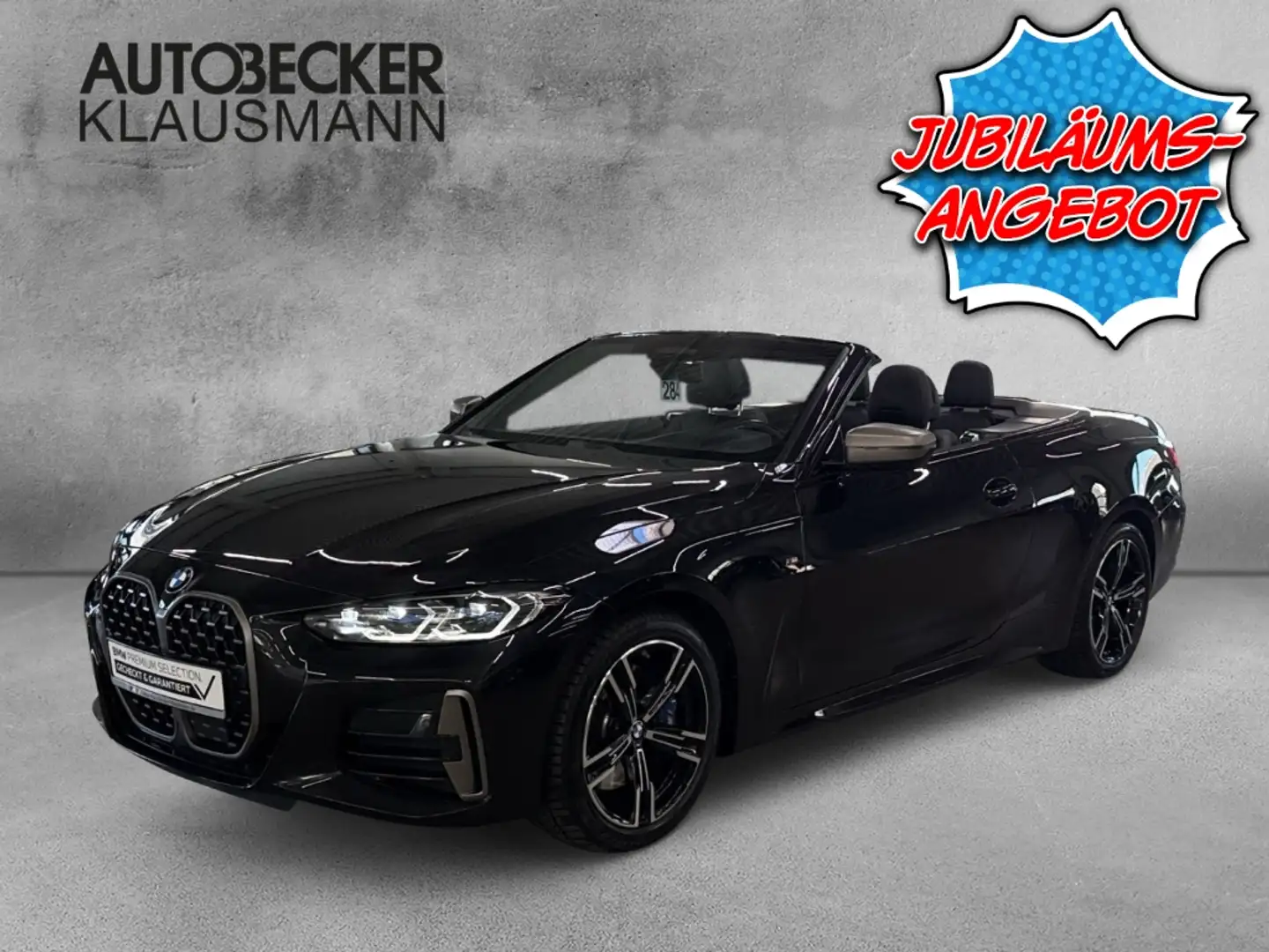 BMW 440 xDrive Cabrio M SPORT AUTOMATIK LC PROF HuD PDC LE Чорний - 1