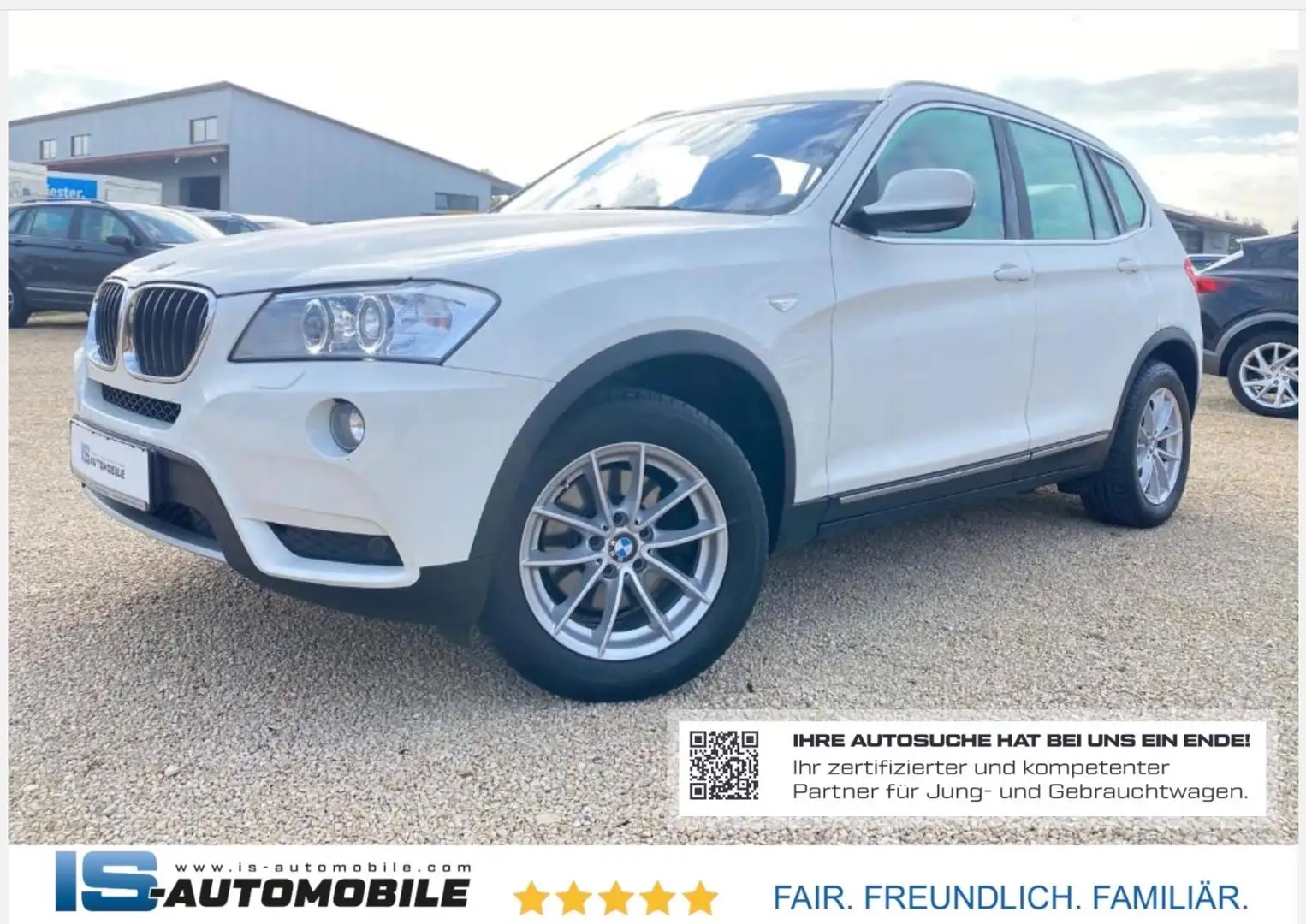 BMW X3 Baureihe X3 sDrive,NAVI,XENON,GRA,SHZ,AHK,PDC Weiß - 1