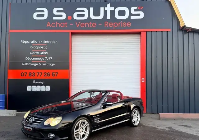 Mercedes-Benz SL 55 AMG Classe 55 AMG 500 CV CABRIOLET INTÉRIEUR ROUGE -
