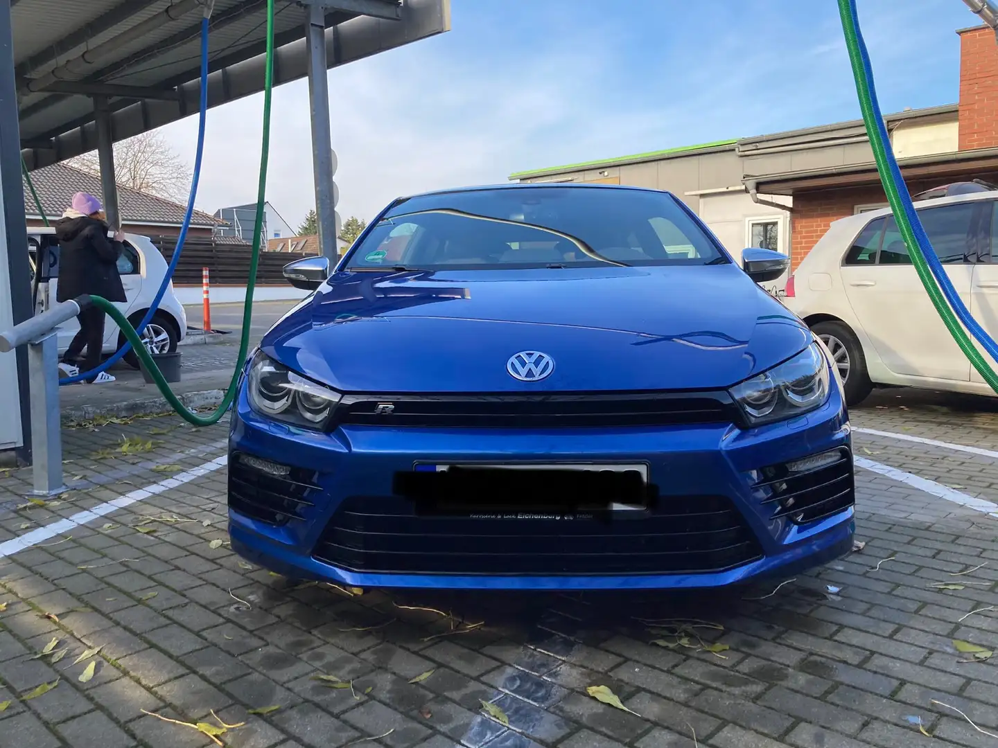 Volkswagen Scirocco R - DSG, Panoramadach, Sportfedern & Winterreifen Bleu - 2