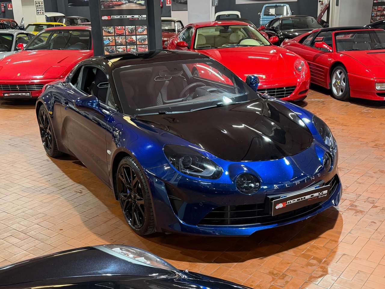 Alpine A110 GT -Uff.Italia-Pelle Marrone-Carbonio-Full
