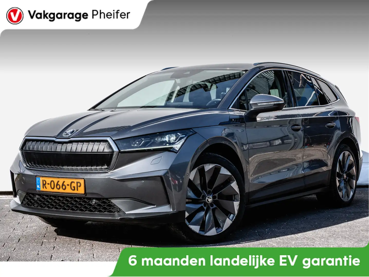 Skoda Enyaq iV 80 Stuur+stoelverwarming/ Camera/ Adapt. cruise Grijs - 1