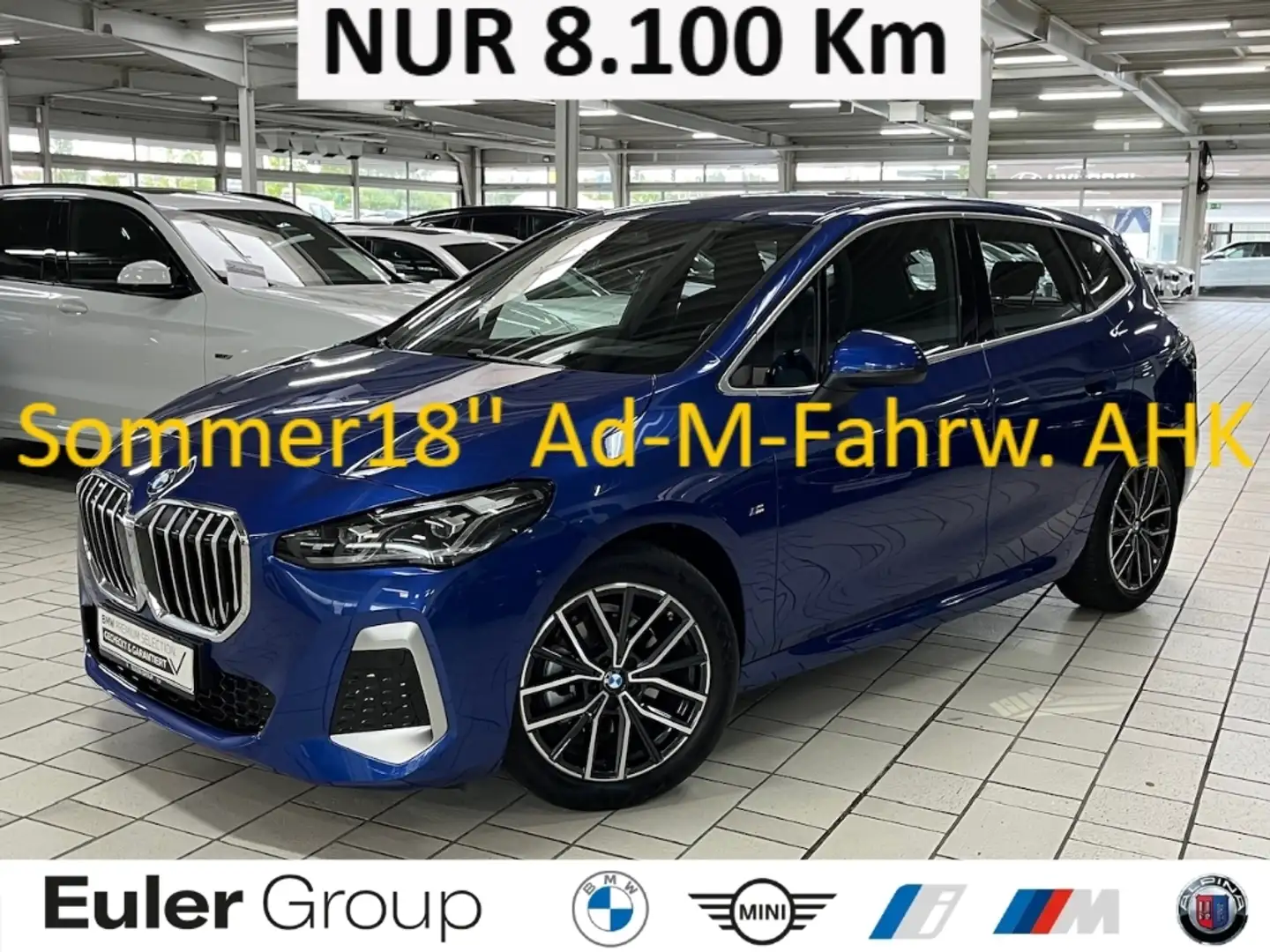 BMW 220 Active Tourer i M Sport Sommer18'' Ad-M-Fahrw. AHK Bleu - 1