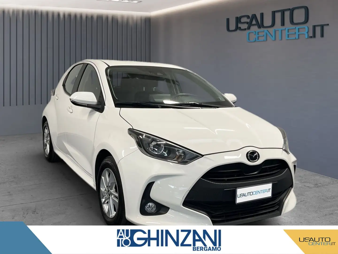 Mazda 2 Mazda2 Hybrid 1.5 VVT e-CVT Full Hybrid Electric Blanc - 2