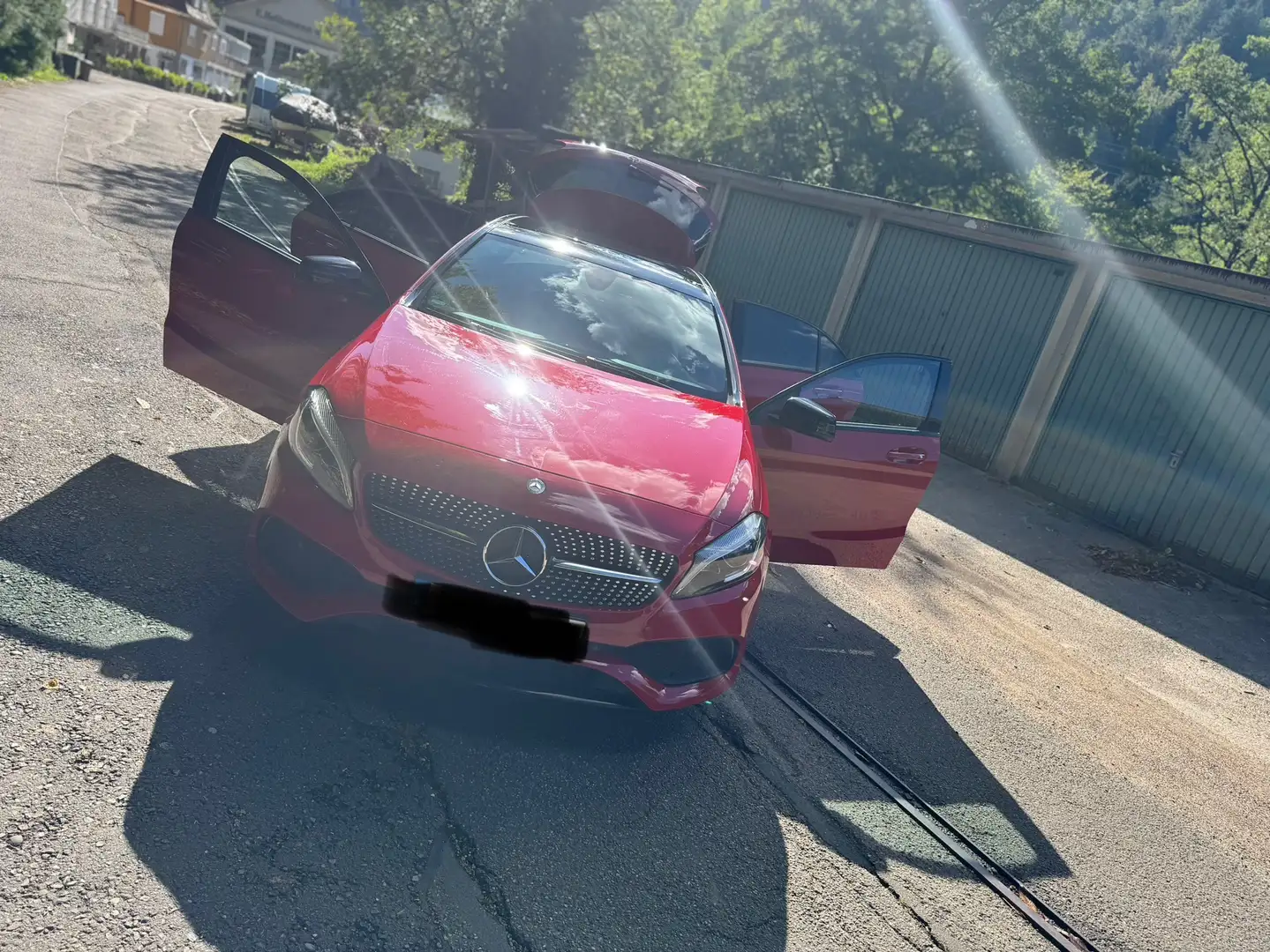 Mercedes-Benz A 220 A 220 4Matic TÜV/HU NEU Rouge - 1
