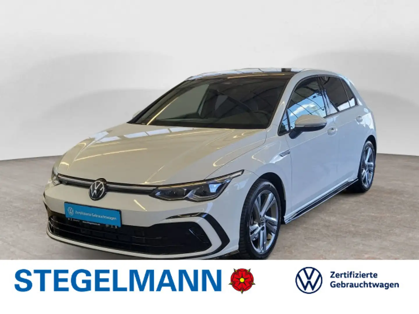 Volkswagen Golf VIII 2.0 TSI DSG R-Line *Pano*Navi*Matrix-L Blanc - 1