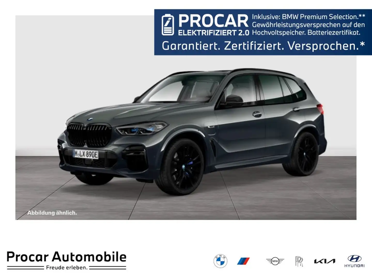 BMW X5 xDrive45e M Sport HUD PANO AHK 360°KAM RFK Grau - 1